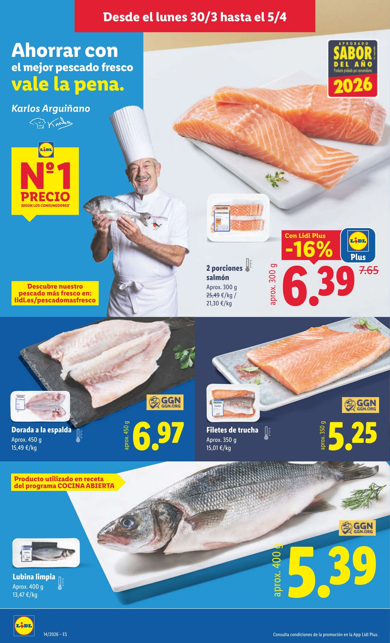 Folleto Lidl 30.03.2026 - 05.04.2026