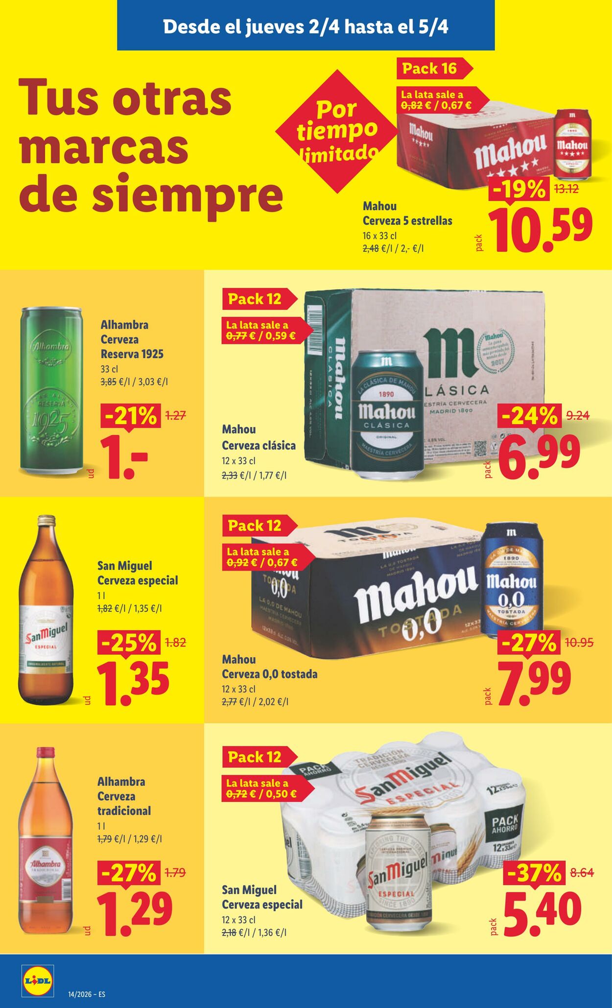 Folleto Lidl 30.03.2026 - 05.04.2026