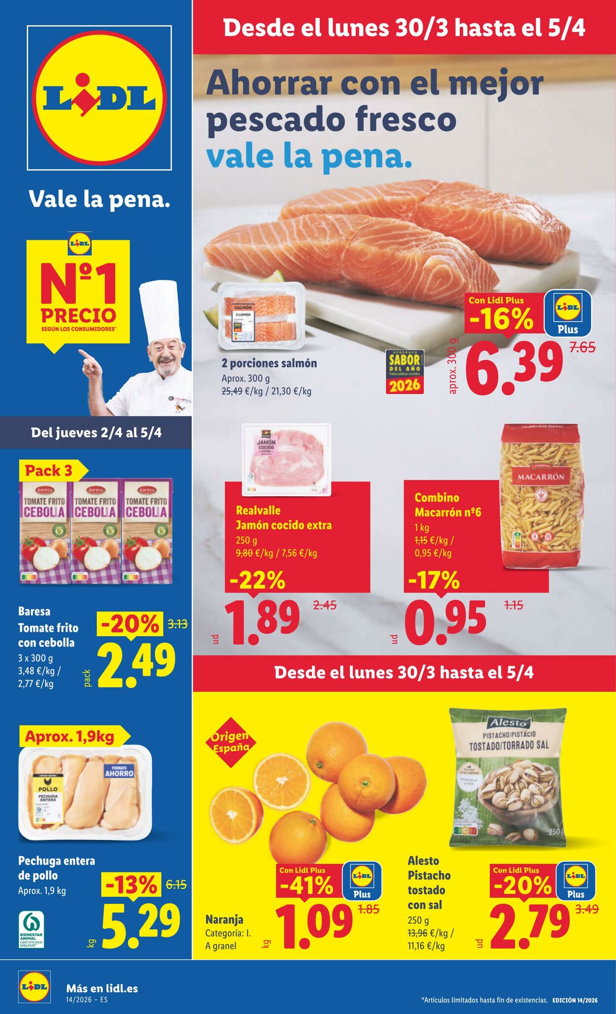 Folleto Lidl 30.03.2026 - 05.04.2026