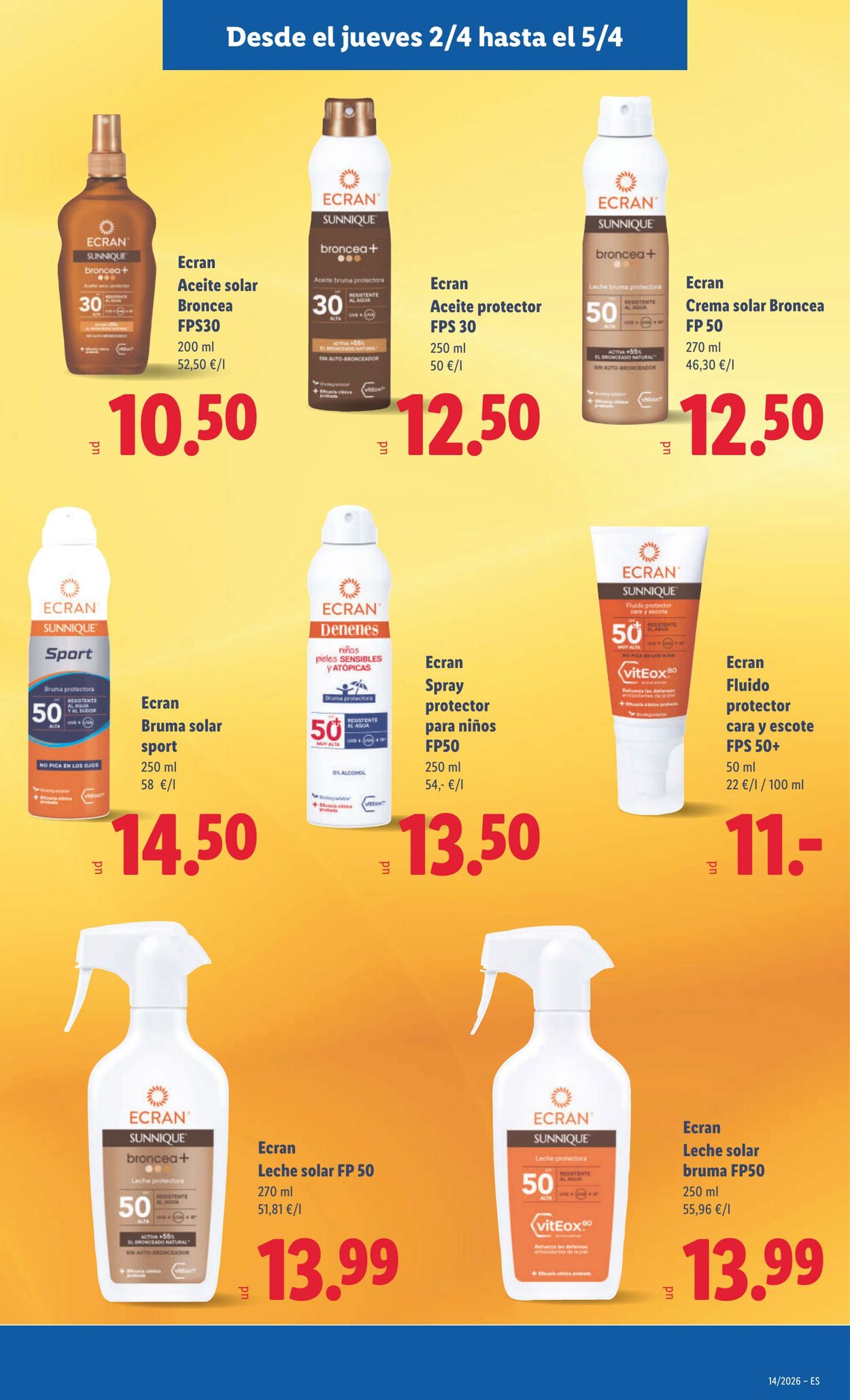 Folleto Lidl 30.03.2026 - 05.04.2026