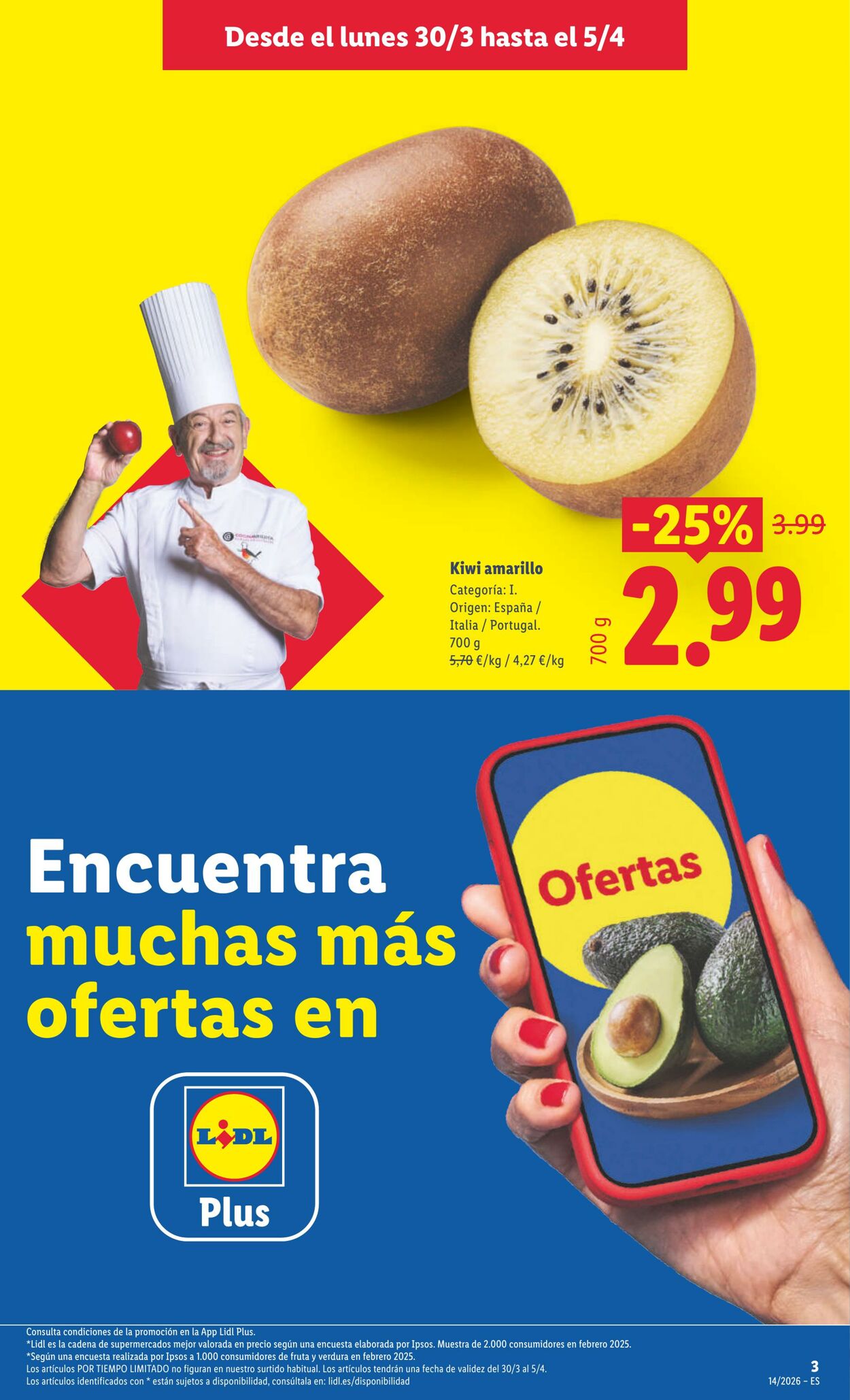 Folleto Lidl 30.03.2026 - 05.04.2026