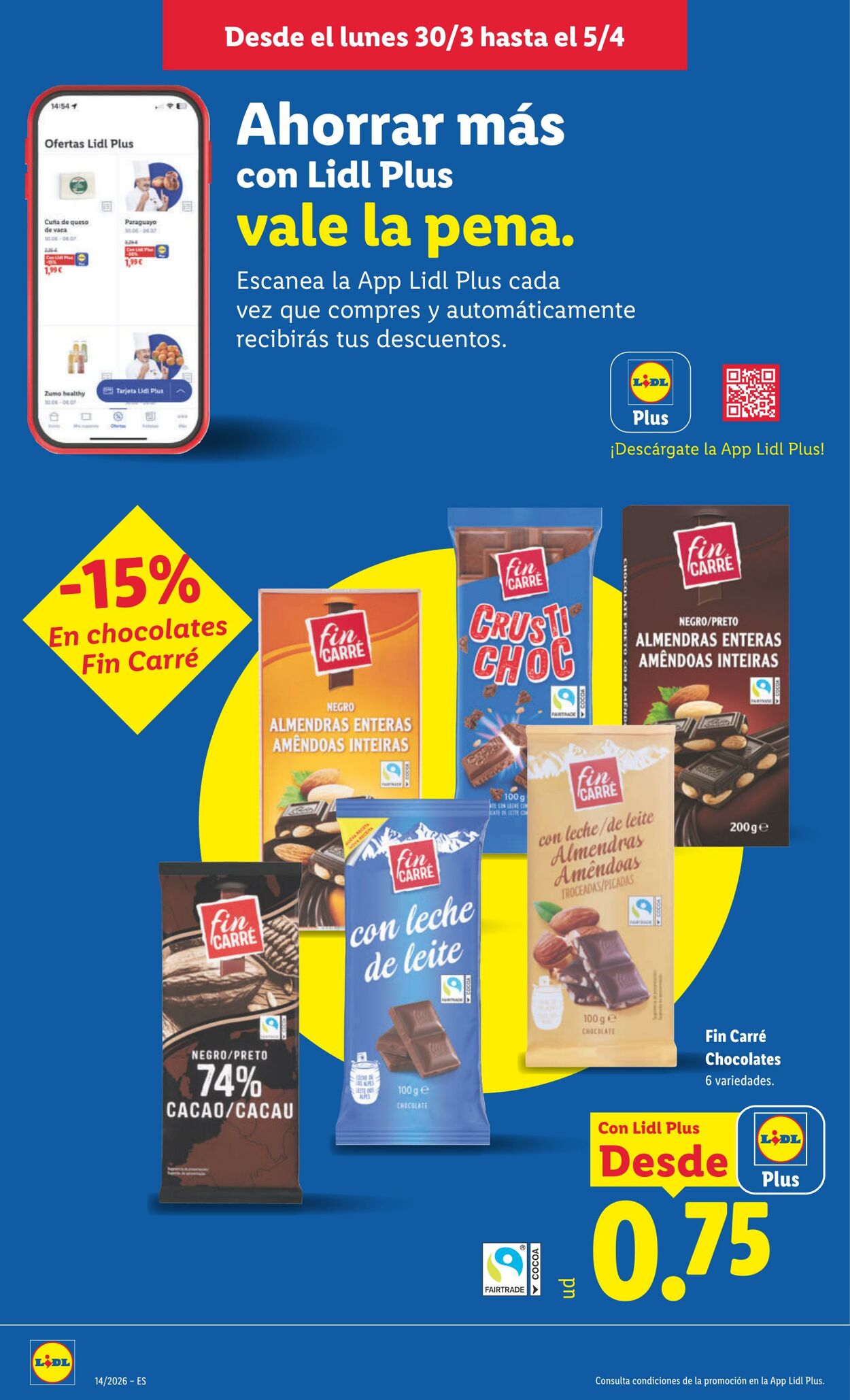 Folleto Lidl 30.03.2026 - 05.04.2026