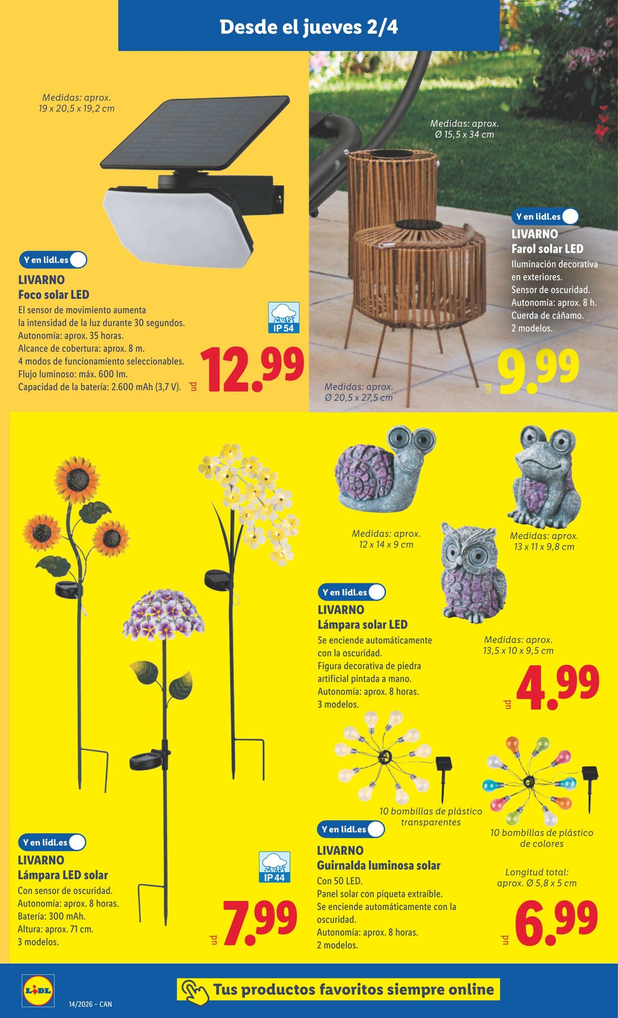 Folleto Lidl 30.03.2026 - 05.04.2026