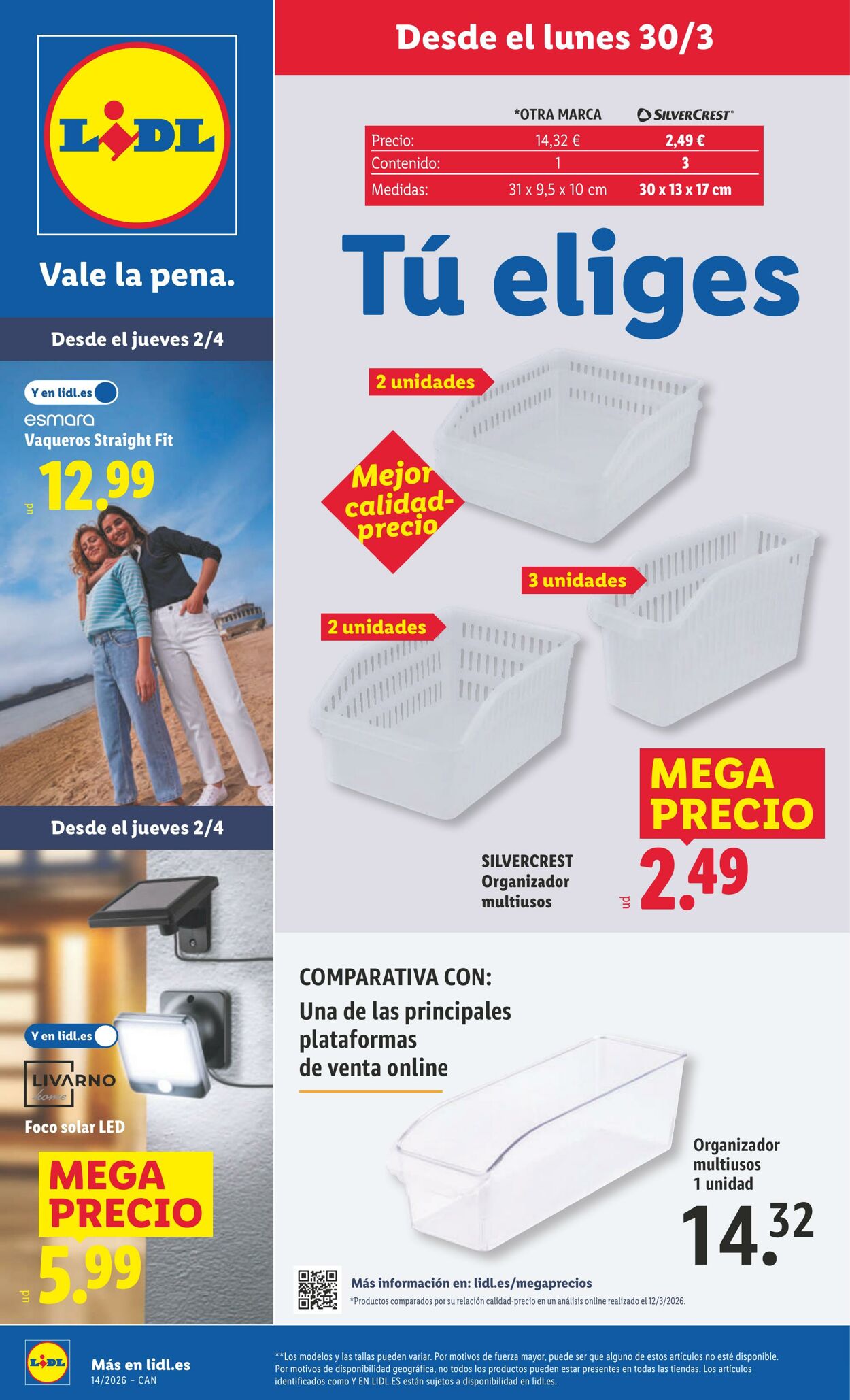Folleto Lidl 30.03.2026 - 05.04.2026