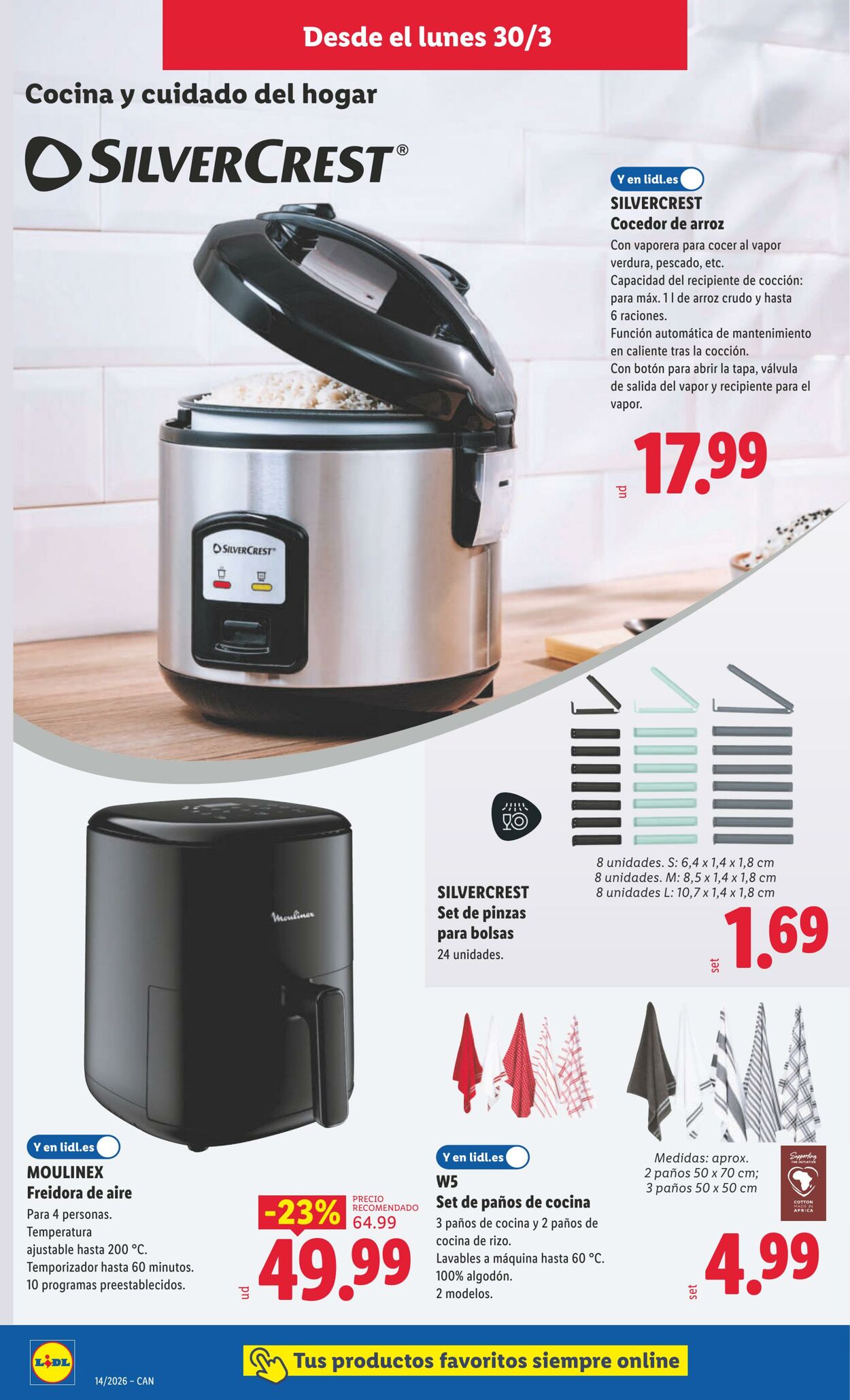 Folleto Lidl 30.03.2026 - 05.04.2026