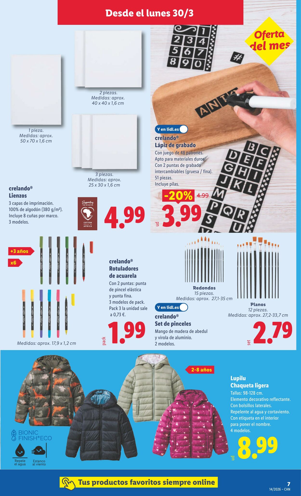 Folleto Lidl 30.03.2026 - 05.04.2026