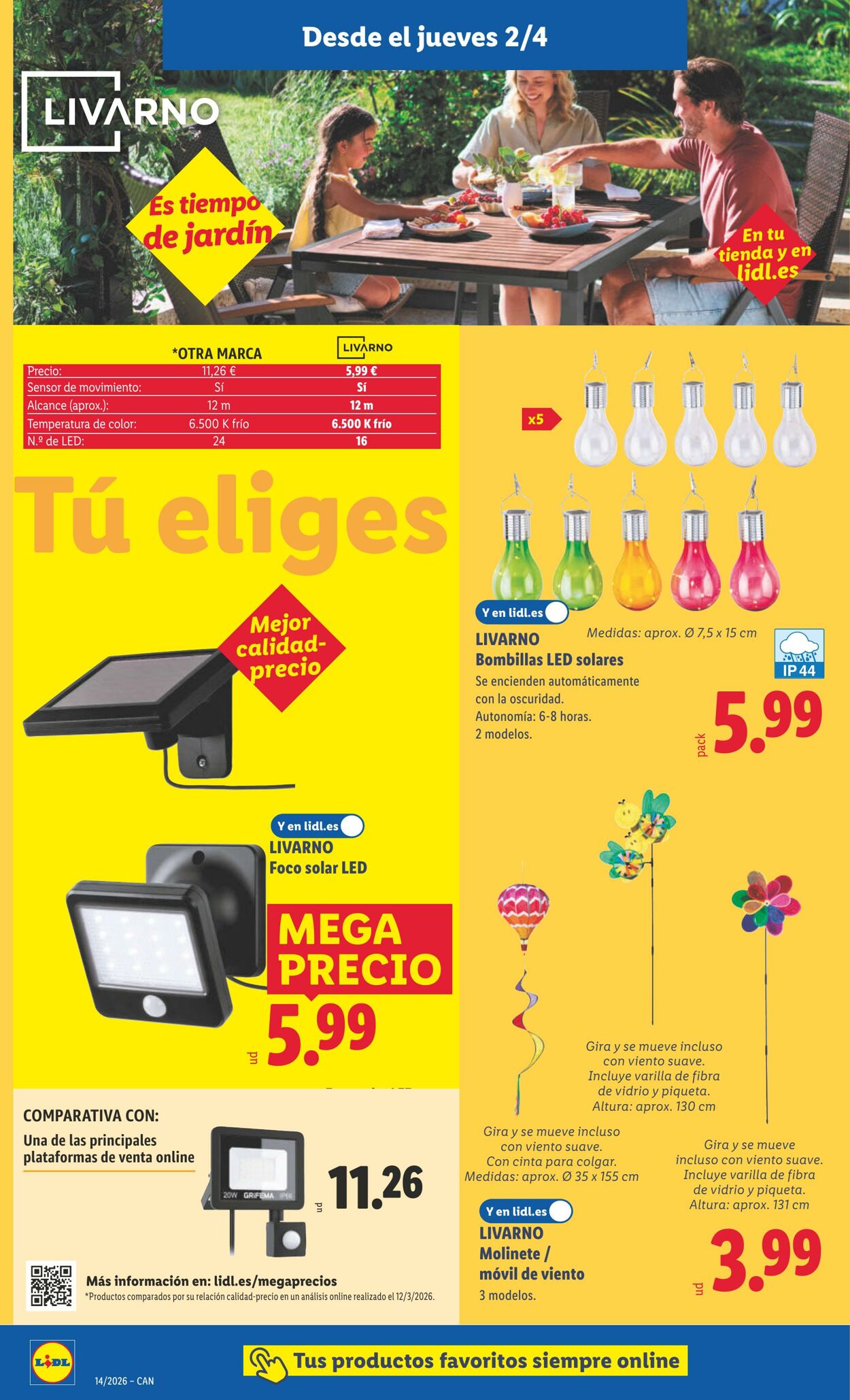Folleto Lidl 30.03.2026 - 05.04.2026