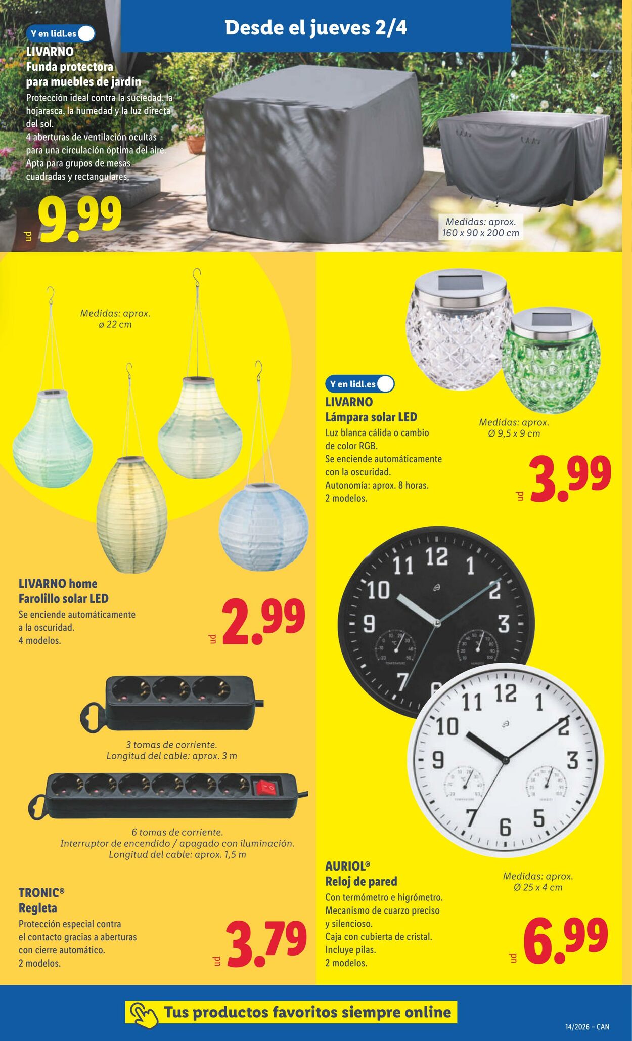 Folleto Lidl 30.03.2026 - 05.04.2026