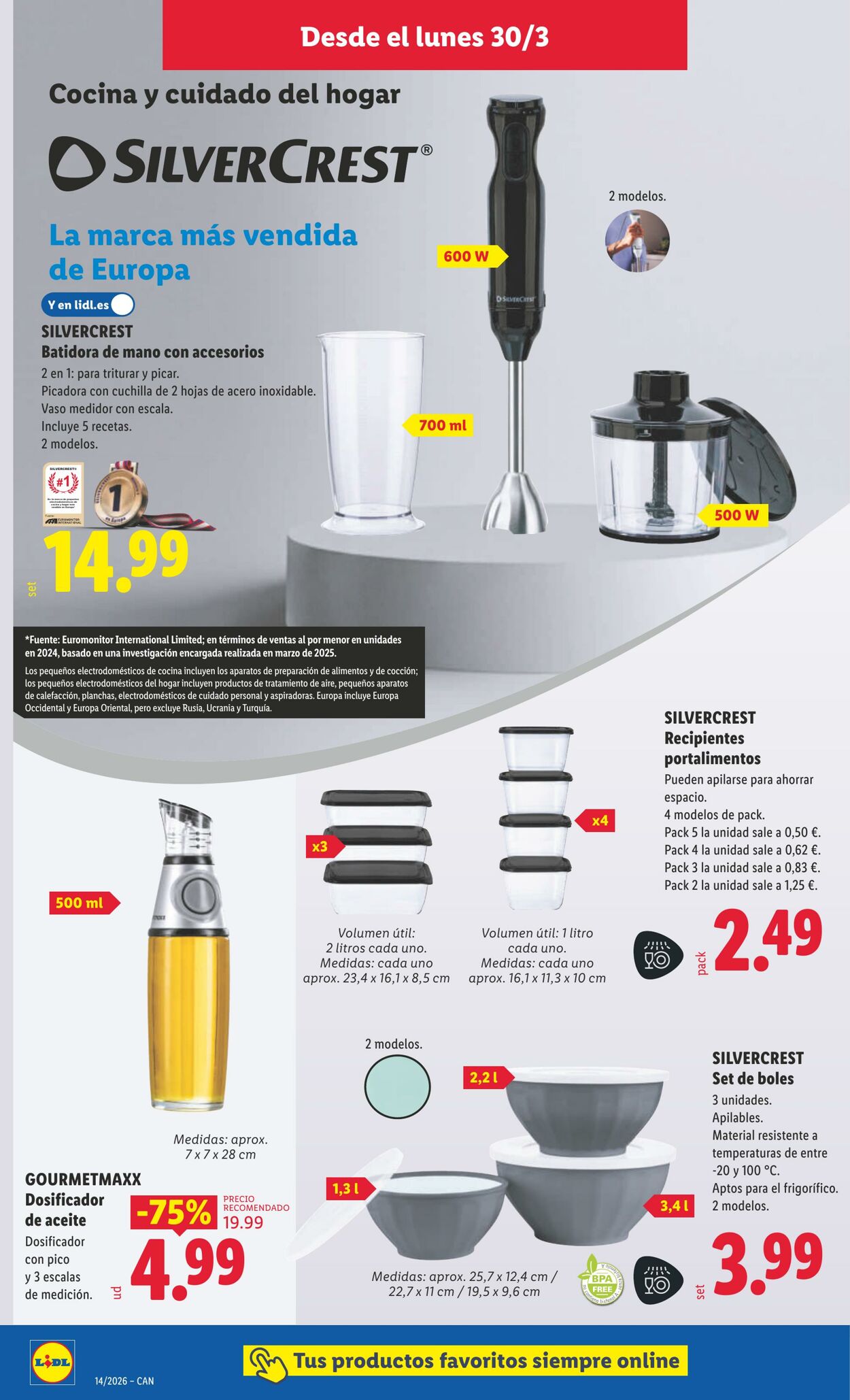 Folleto Lidl 30.03.2026 - 05.04.2026