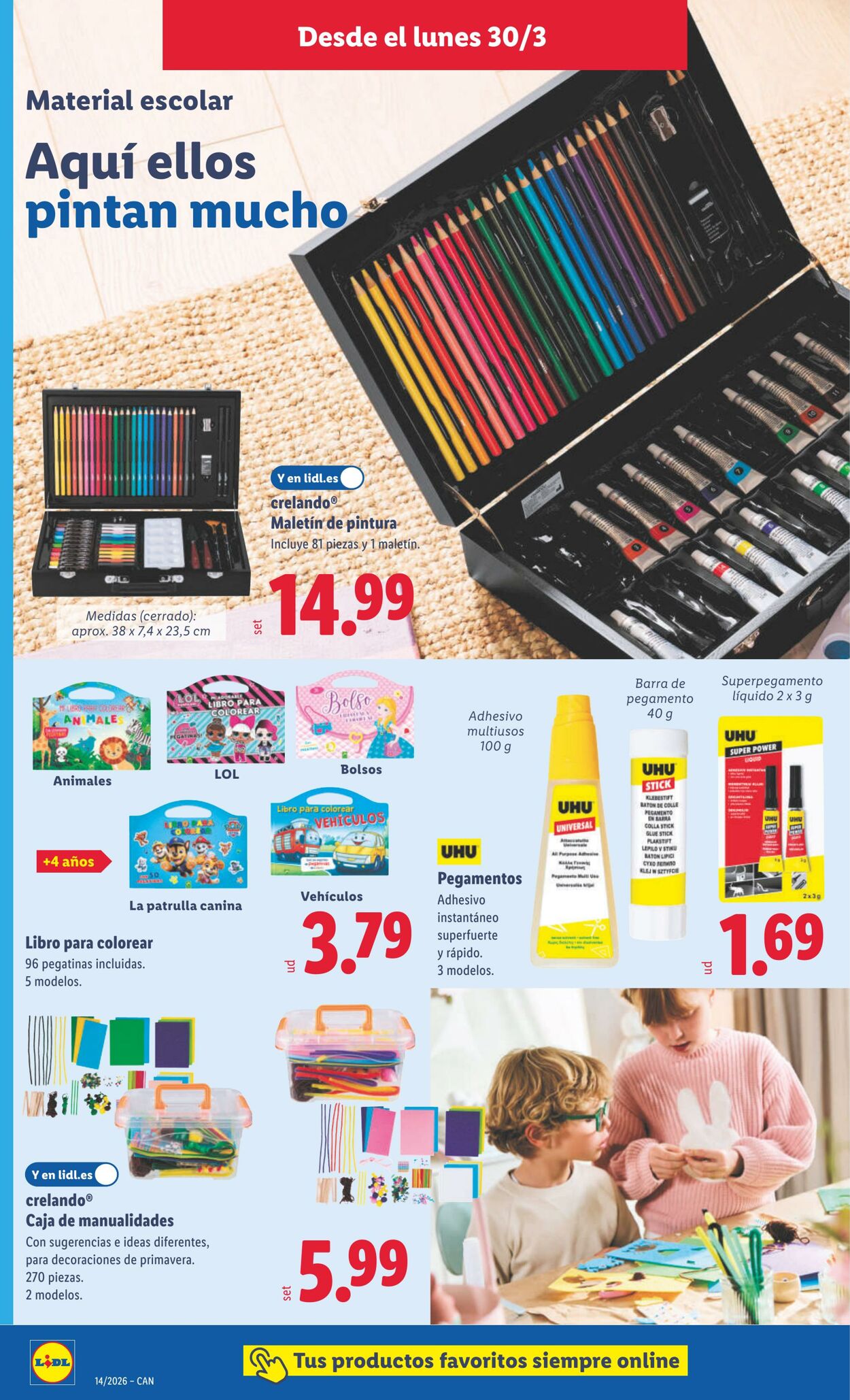 Folleto Lidl 30.03.2026 - 05.04.2026