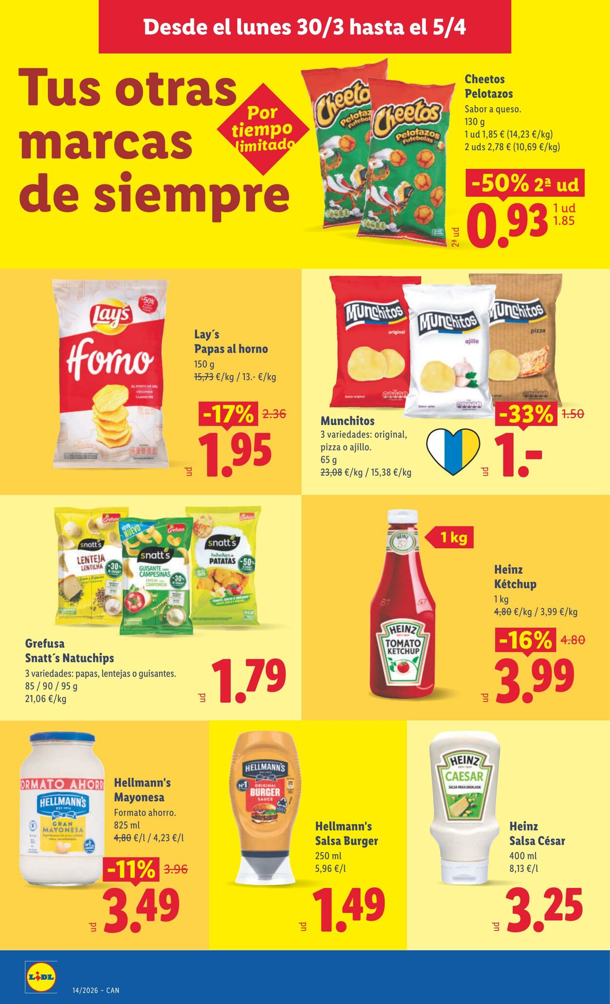 Folleto Lidl 30.03.2026 - 05.04.2026
