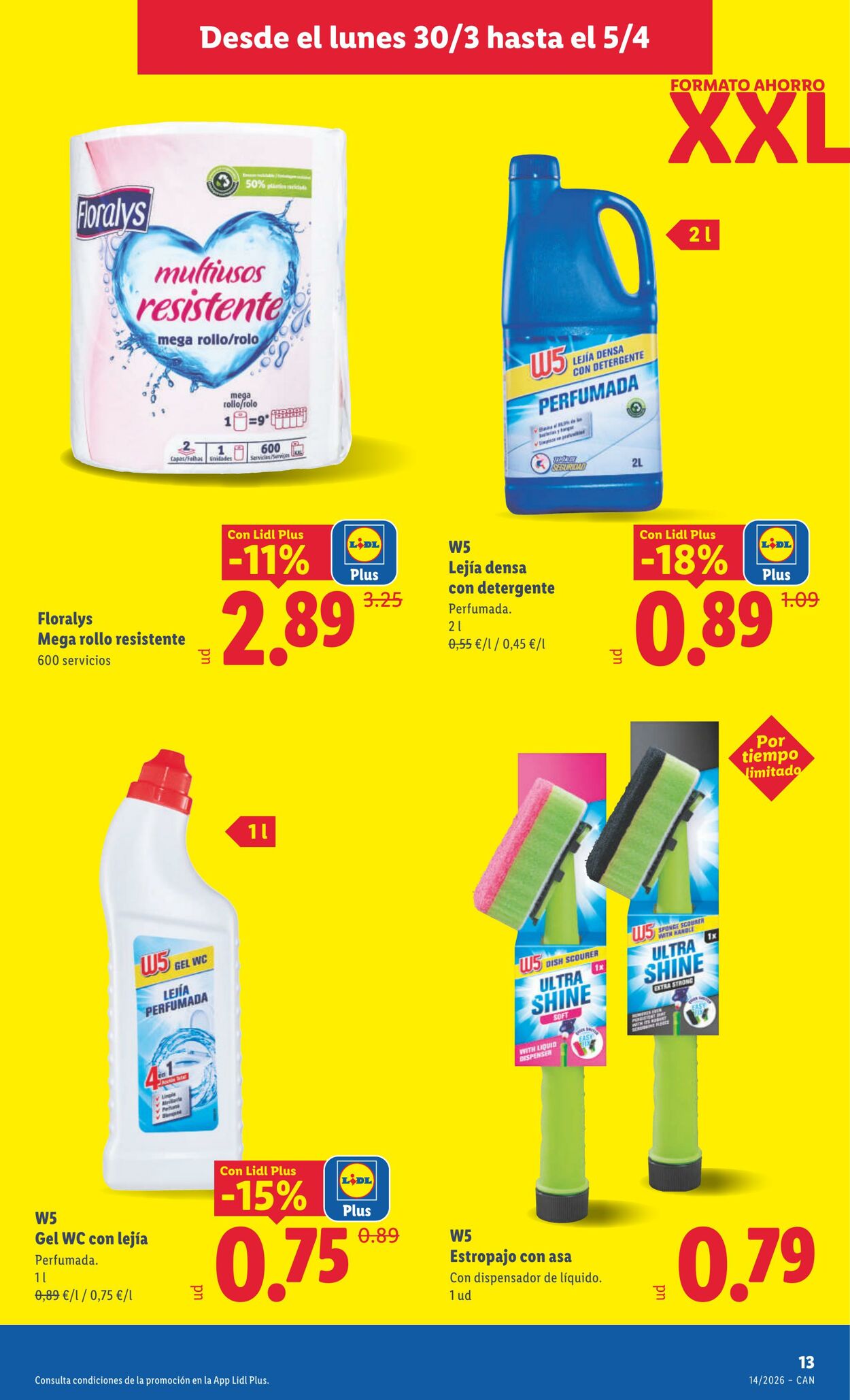 Folleto Lidl 30.03.2026 - 05.04.2026