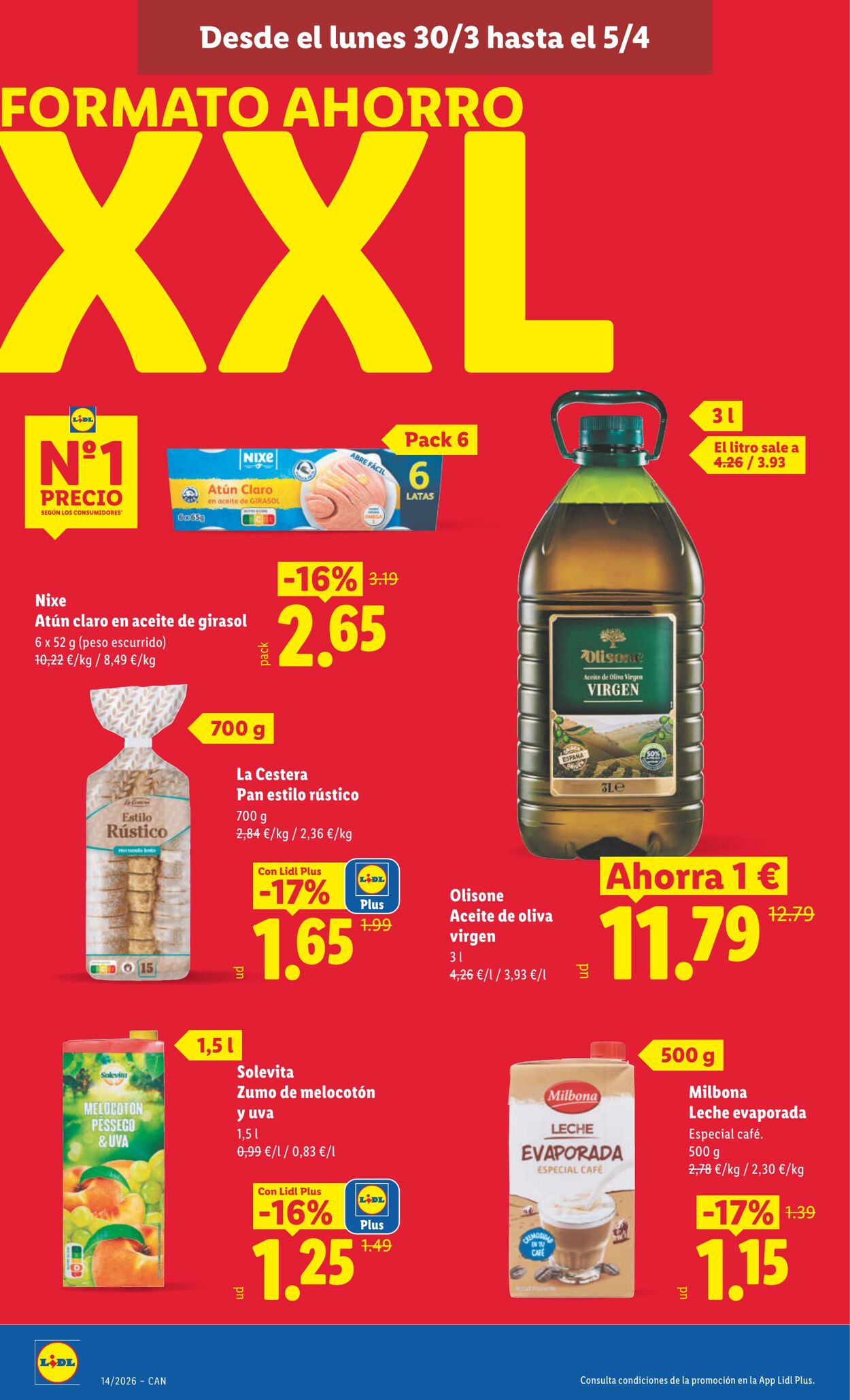 Folleto Lidl 30.03.2026 - 05.04.2026