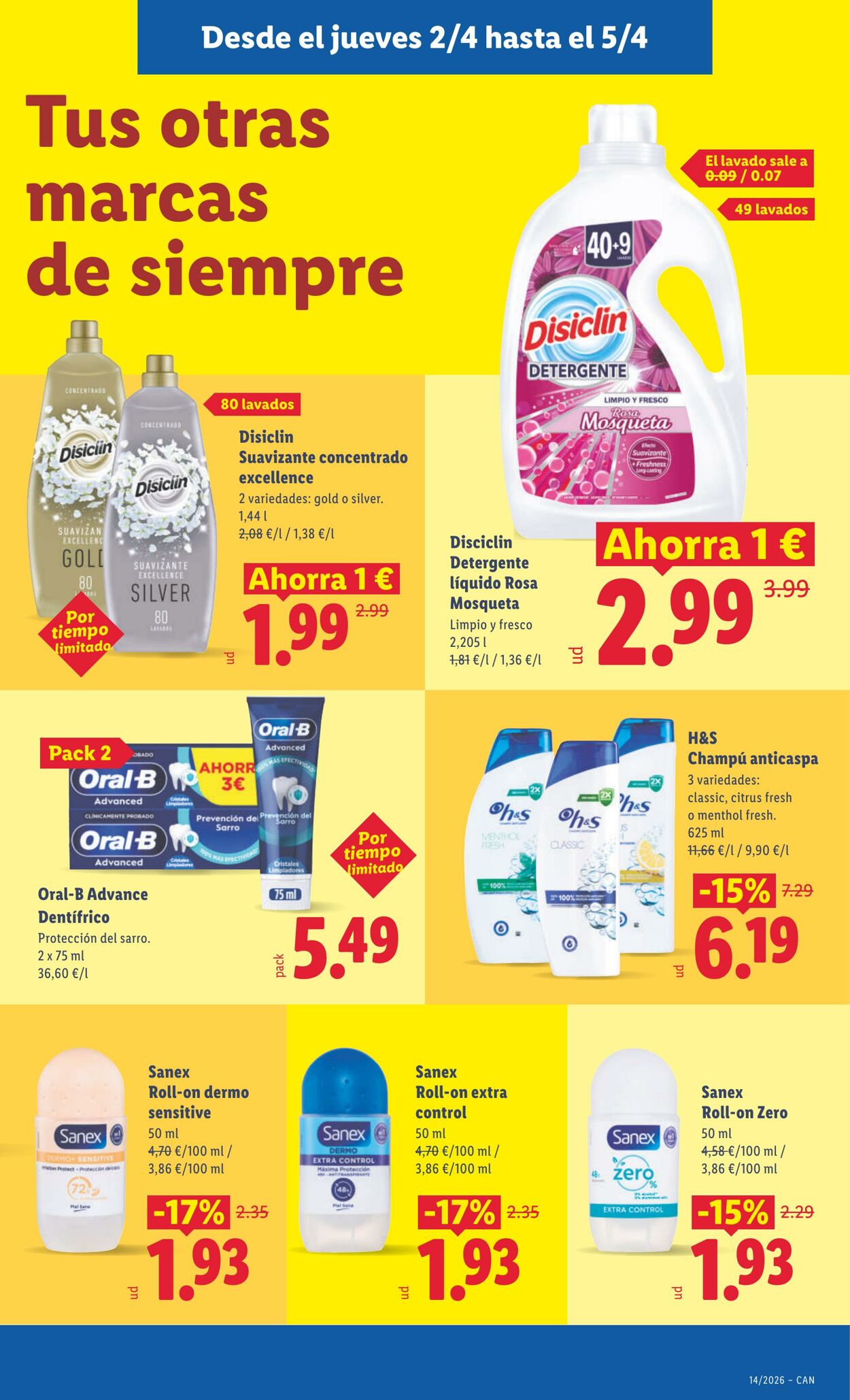 Folleto Lidl 30.03.2026 - 05.04.2026
