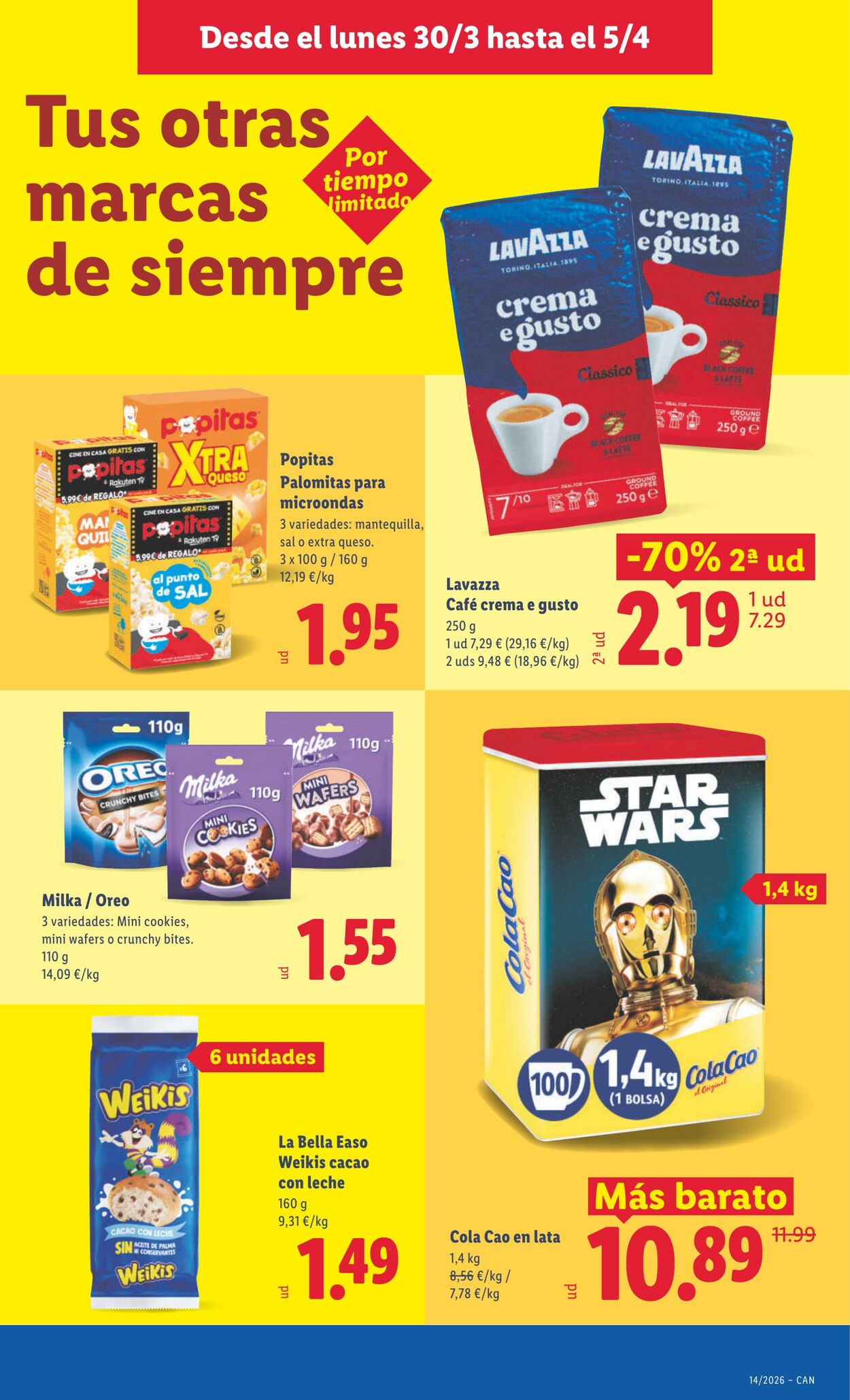 Folleto Lidl 30.03.2026 - 05.04.2026