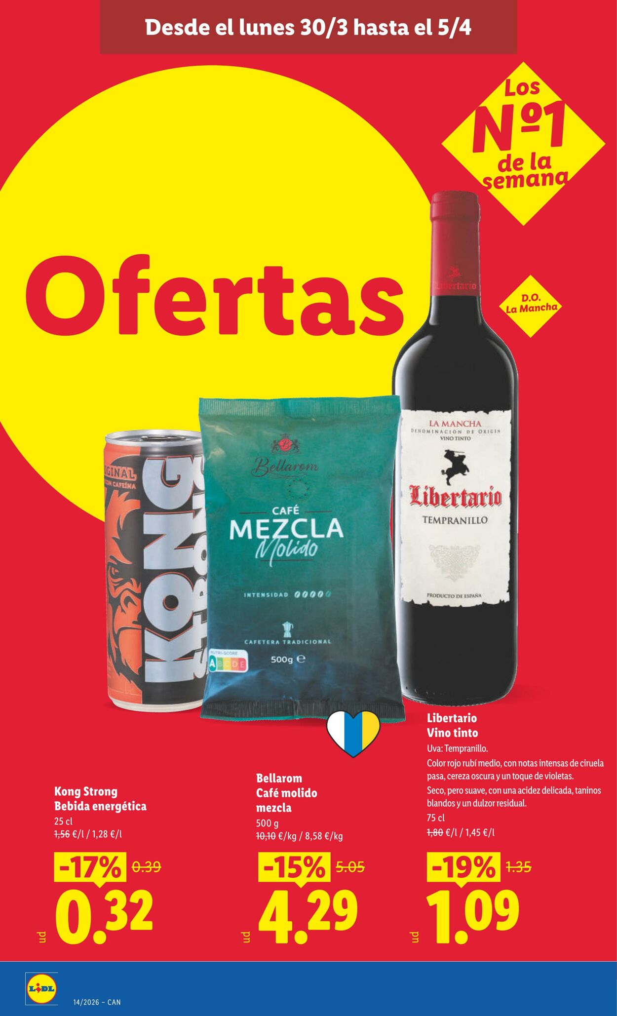 Folleto Lidl 30.03.2026 - 05.04.2026