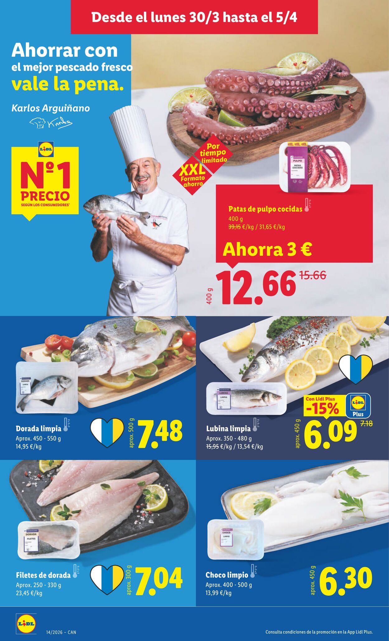 Folleto Lidl 30.03.2026 - 05.04.2026