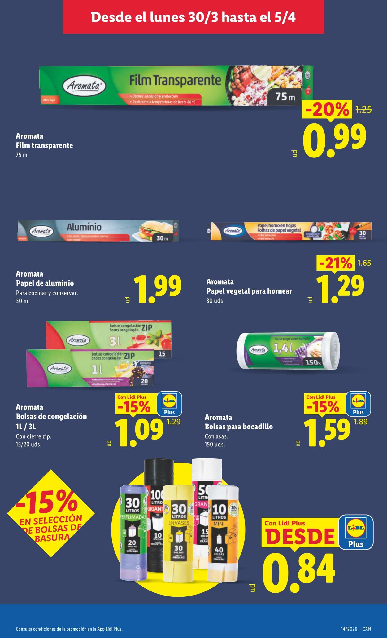 Folleto Lidl 30.03.2026 - 05.04.2026