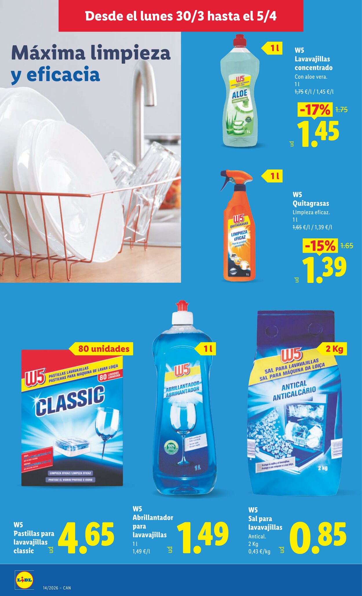Folleto Lidl 30.03.2026 - 05.04.2026