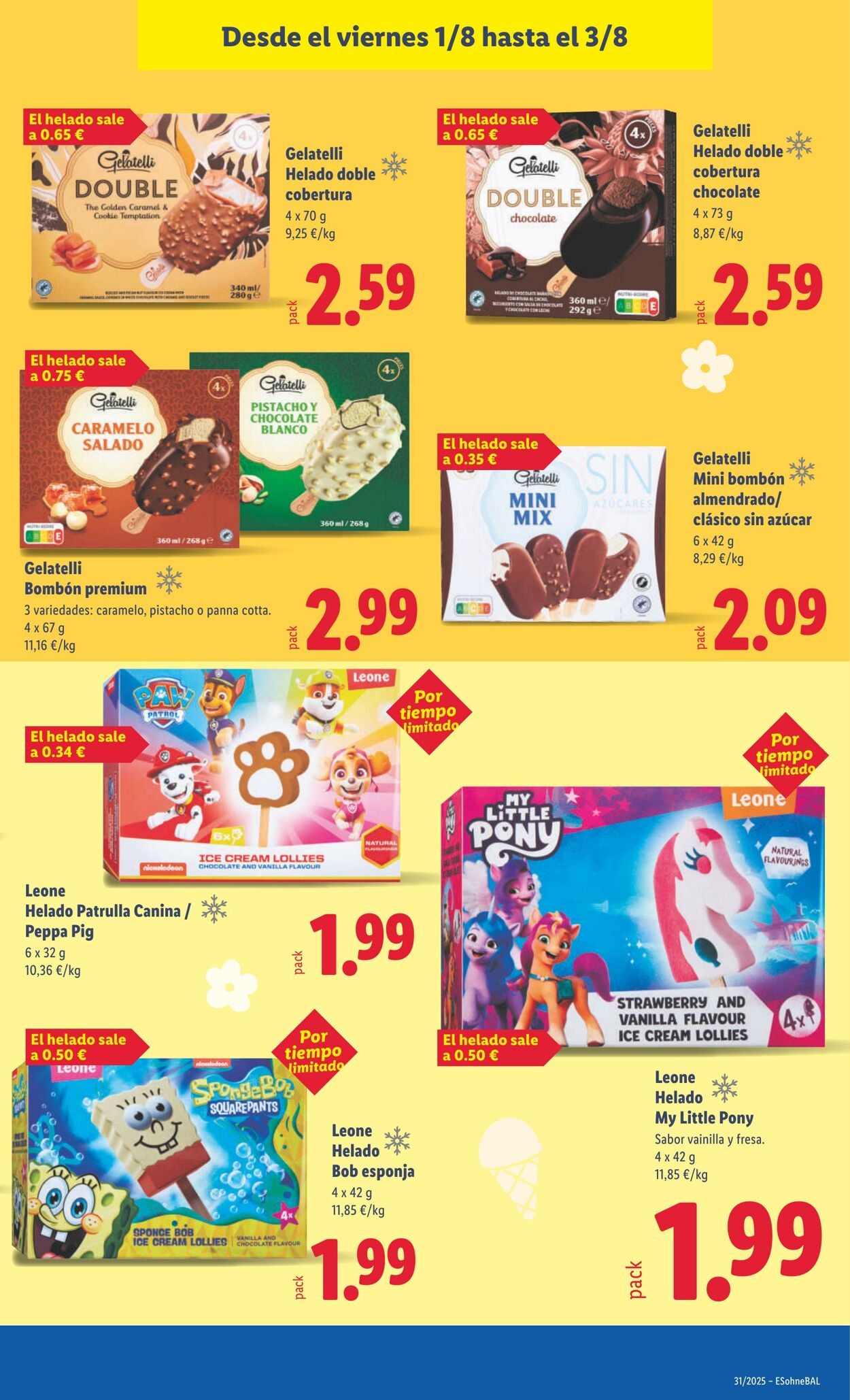 Folleto Lidl 04.08.2025 - 10.08.2025
