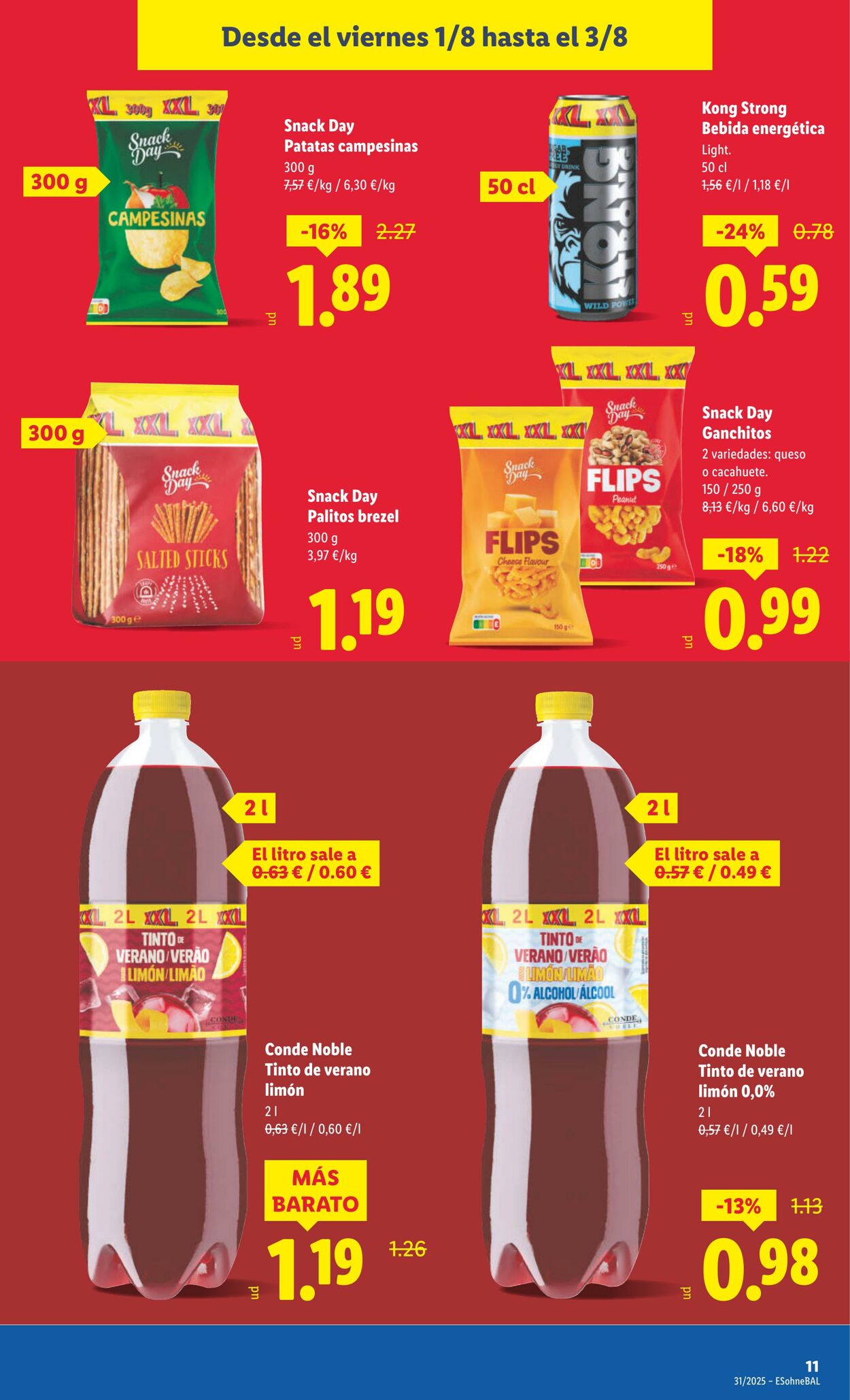 Folleto Lidl 04.08.2025 - 10.08.2025
