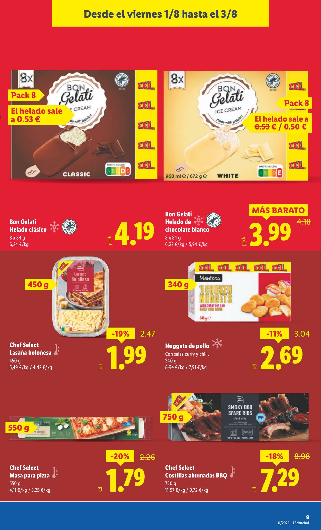 Folleto Lidl 04.08.2025 - 10.08.2025