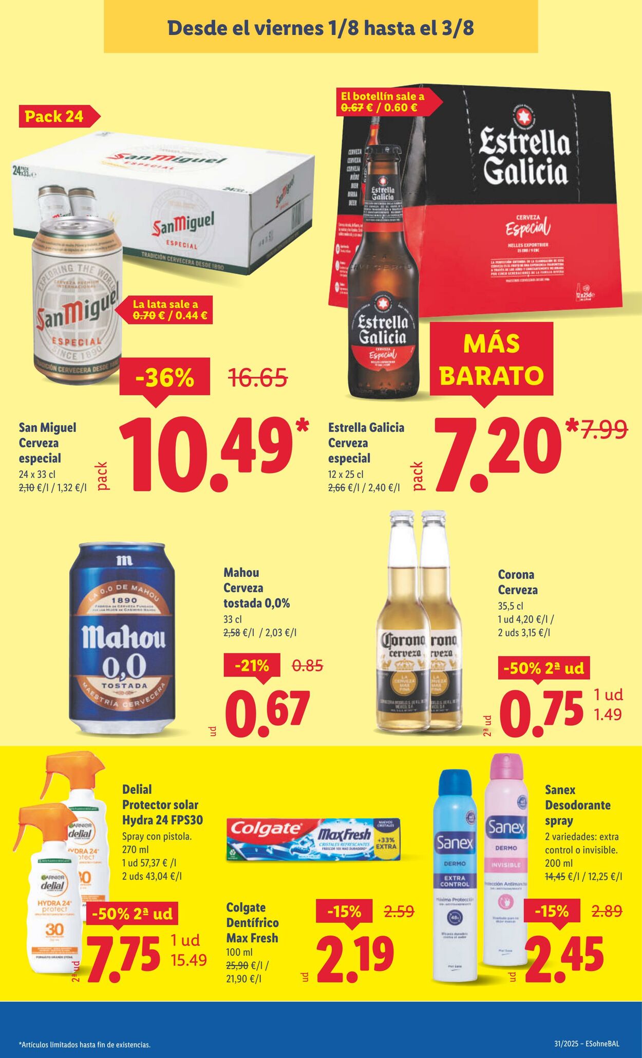 Folleto Lidl 04.08.2025 - 10.08.2025