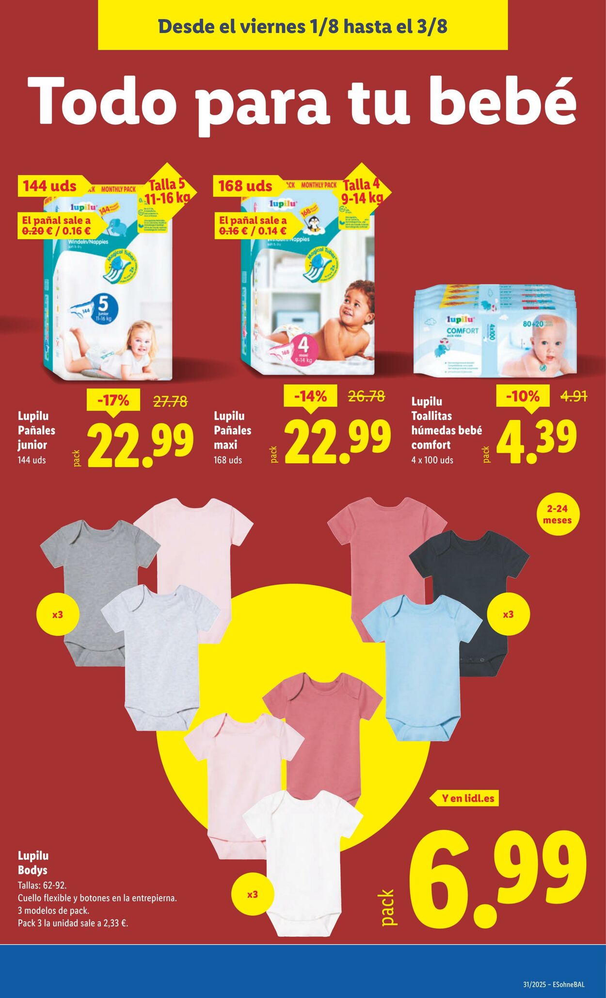 Folleto Lidl 04.08.2025 - 10.08.2025