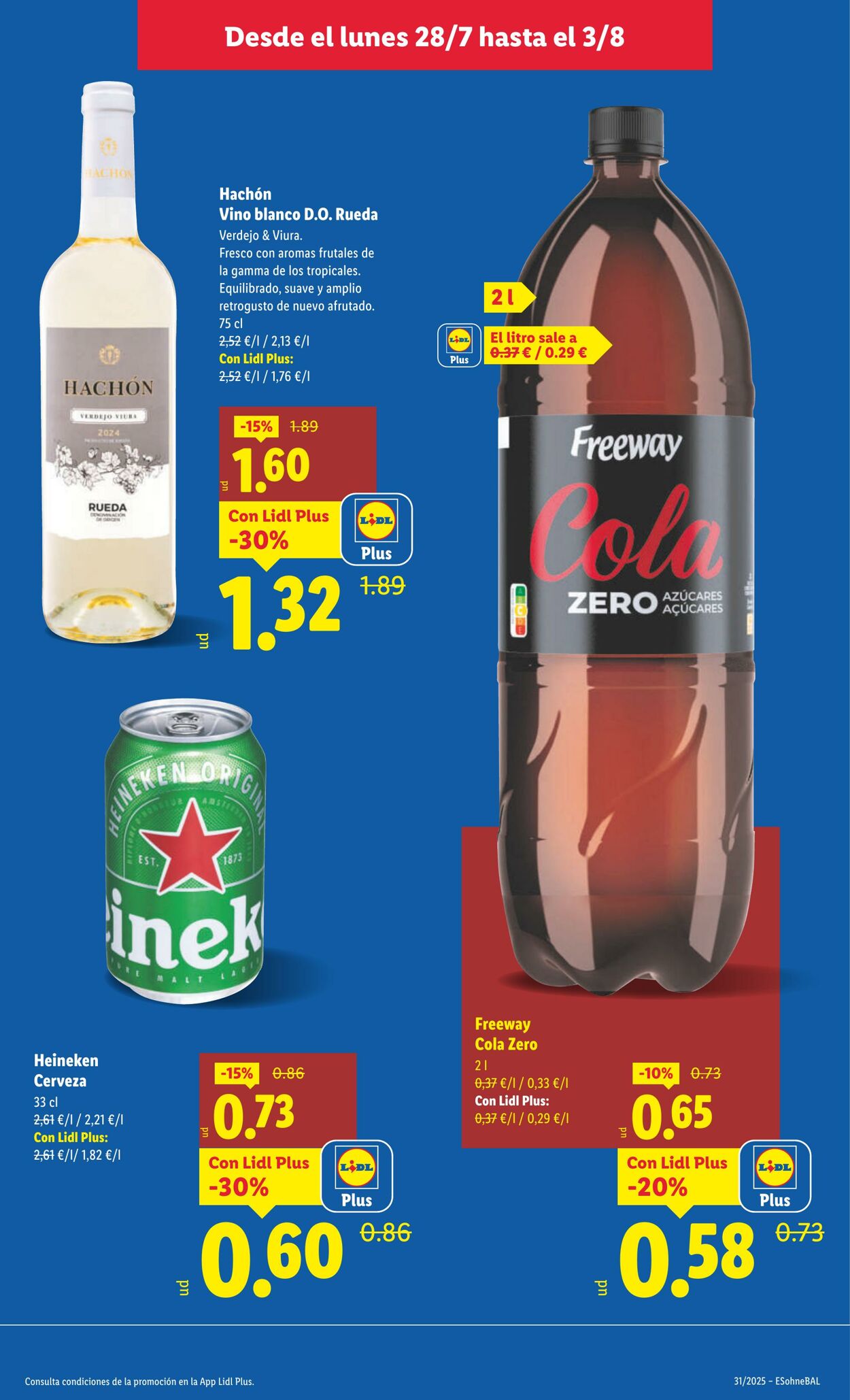 Folleto Lidl 04.08.2025 - 10.08.2025