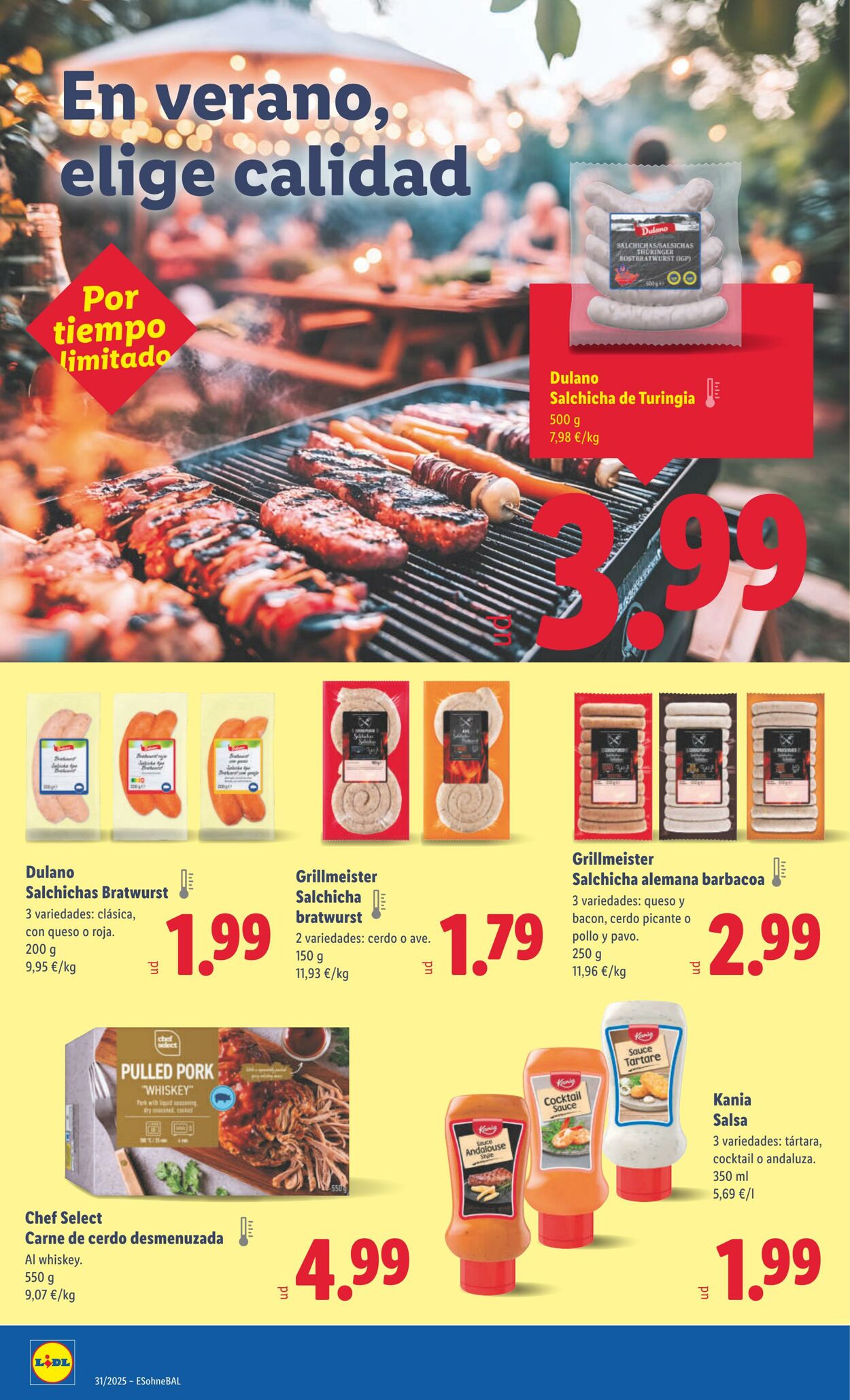 Folleto Lidl 04.08.2025 - 10.08.2025