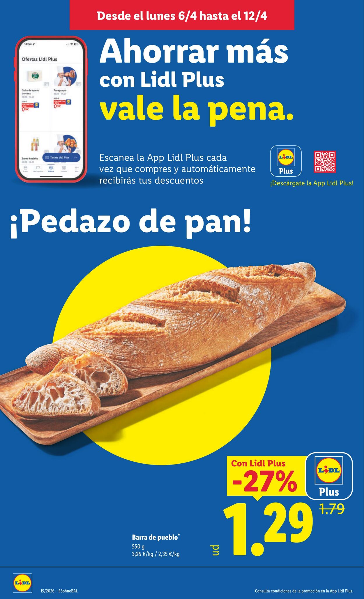 Folleto Lidl 06.04.2026 - 12.04.2026