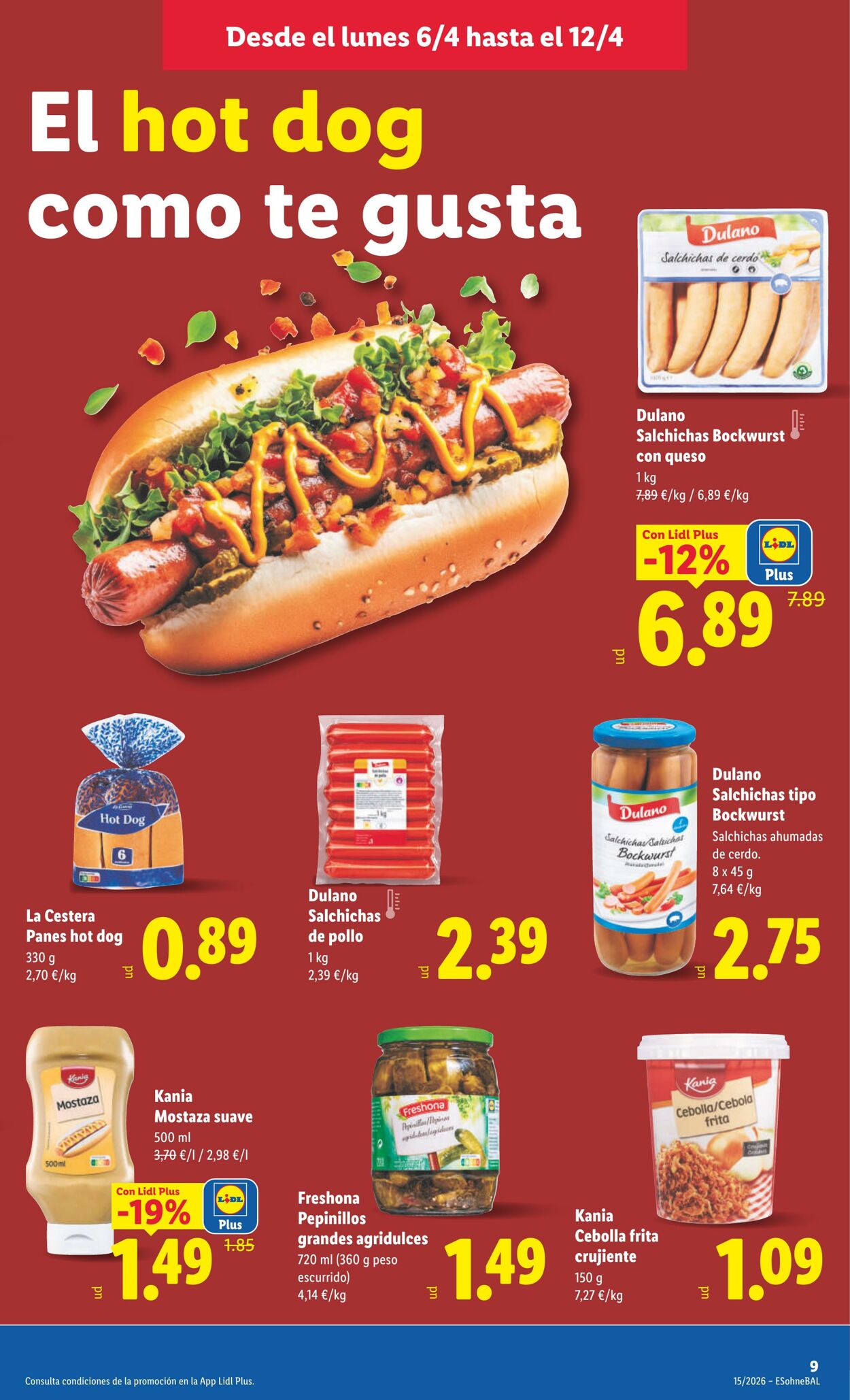 Folleto Lidl 06.04.2026 - 12.04.2026