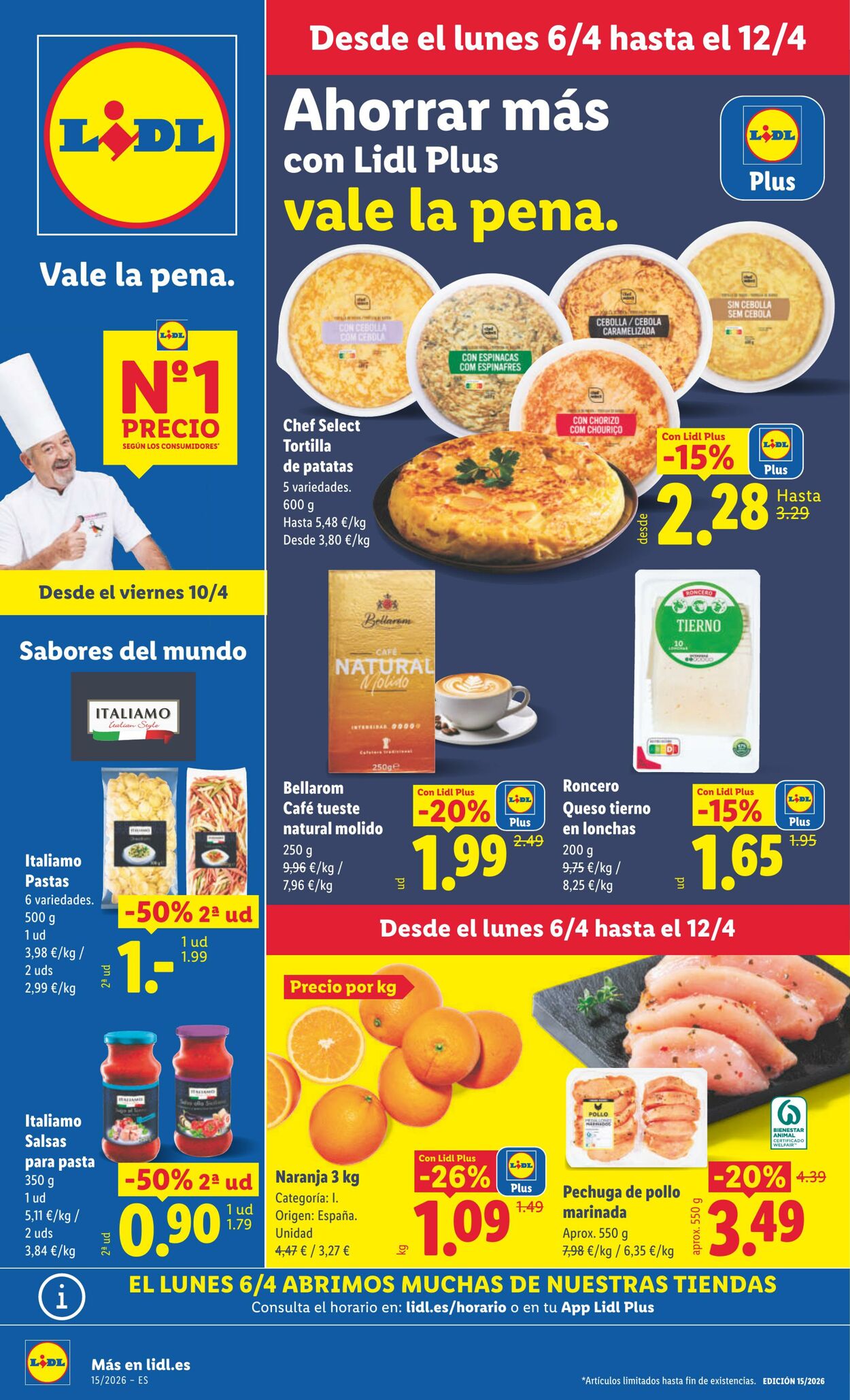 Folleto Lidl 06.04.2026 - 12.04.2026