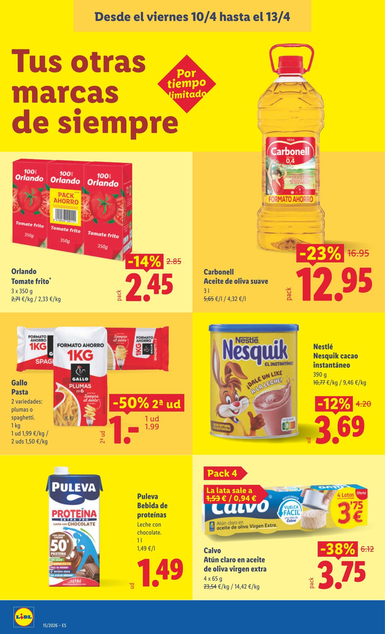 Folleto Lidl 06.04.2026 - 12.04.2026