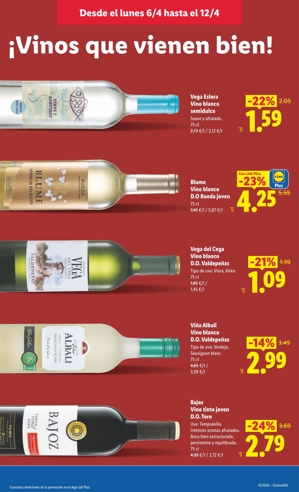 Folleto Lidl 06.04.2026 - 12.04.2026