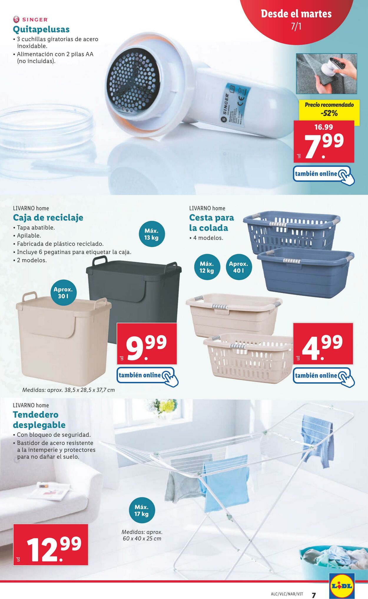 Folleto Lidl 07.01.2025 - 12.01.2025