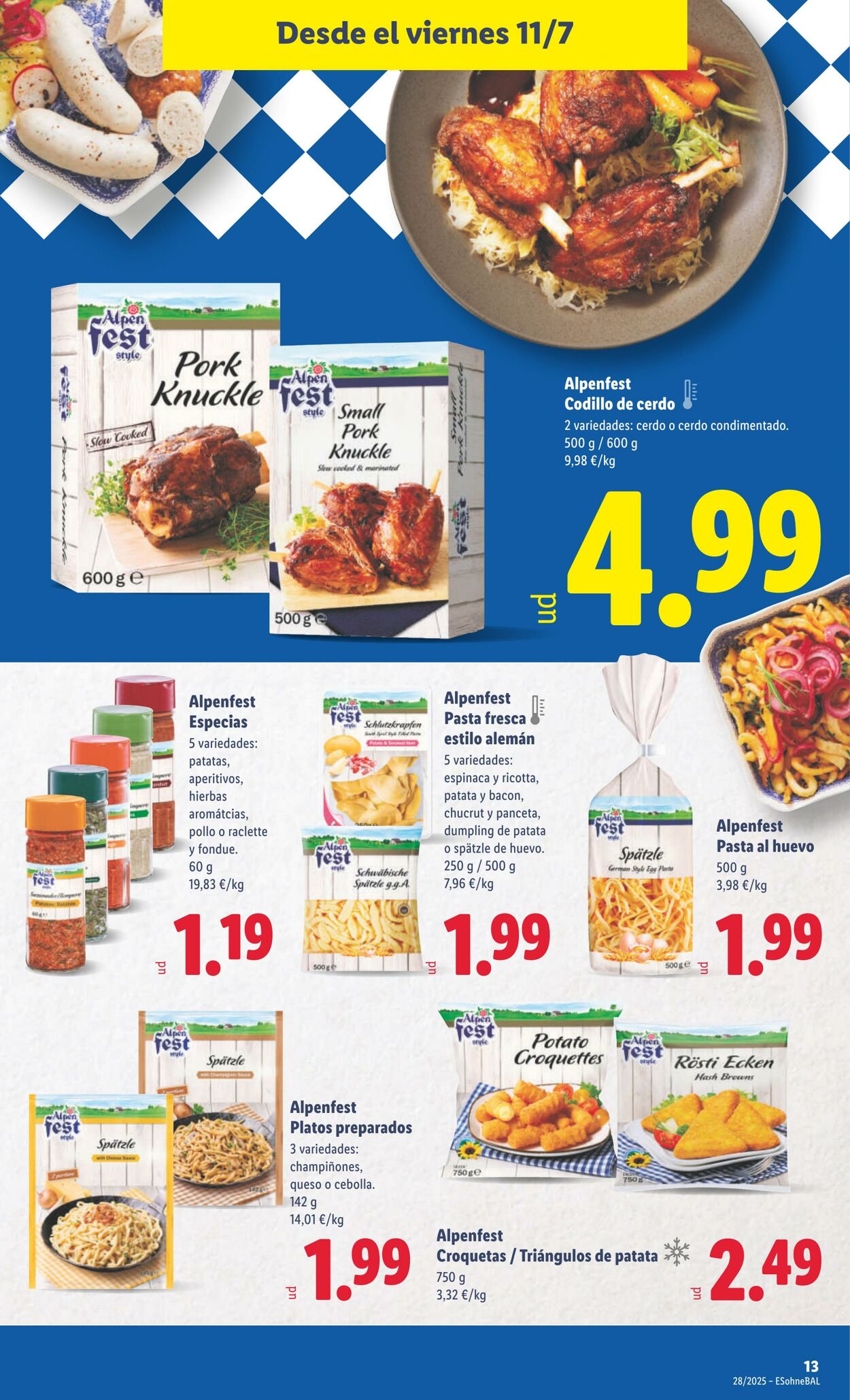 Folleto Lidl 07.07.2025 - 13.07.2025