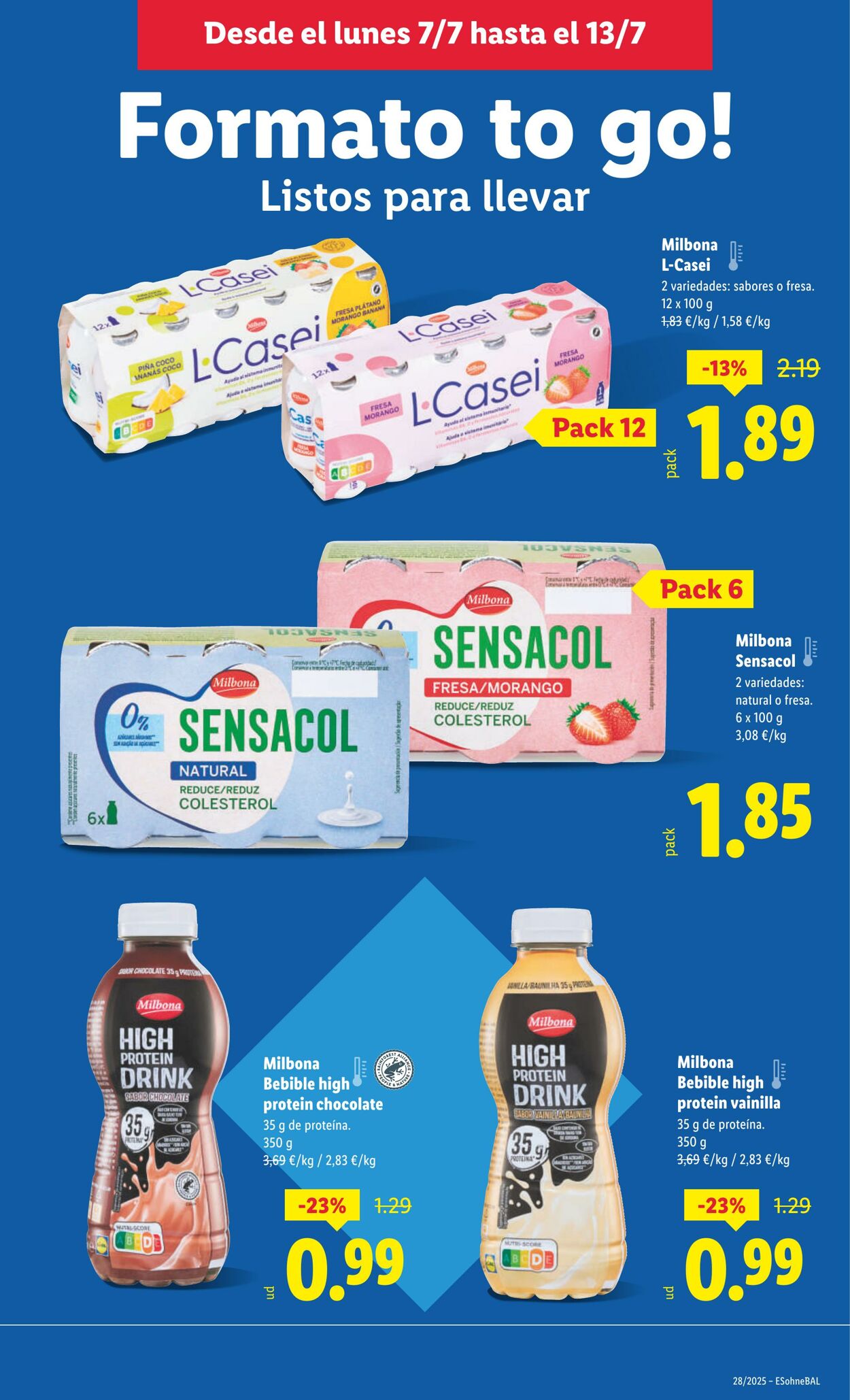 Folleto Lidl 07.07.2025 - 13.07.2025