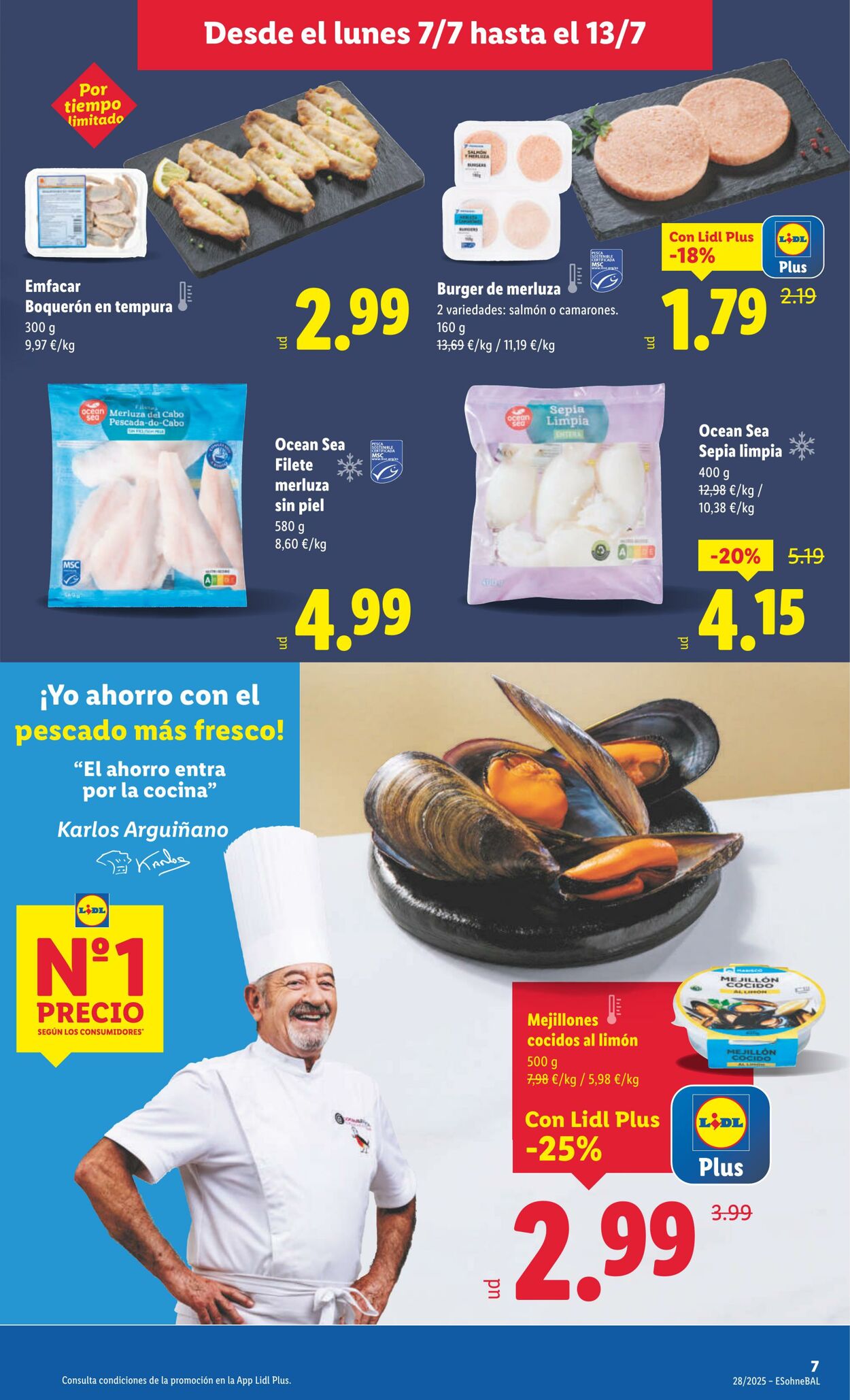 Folleto Lidl 07.07.2025 - 13.07.2025