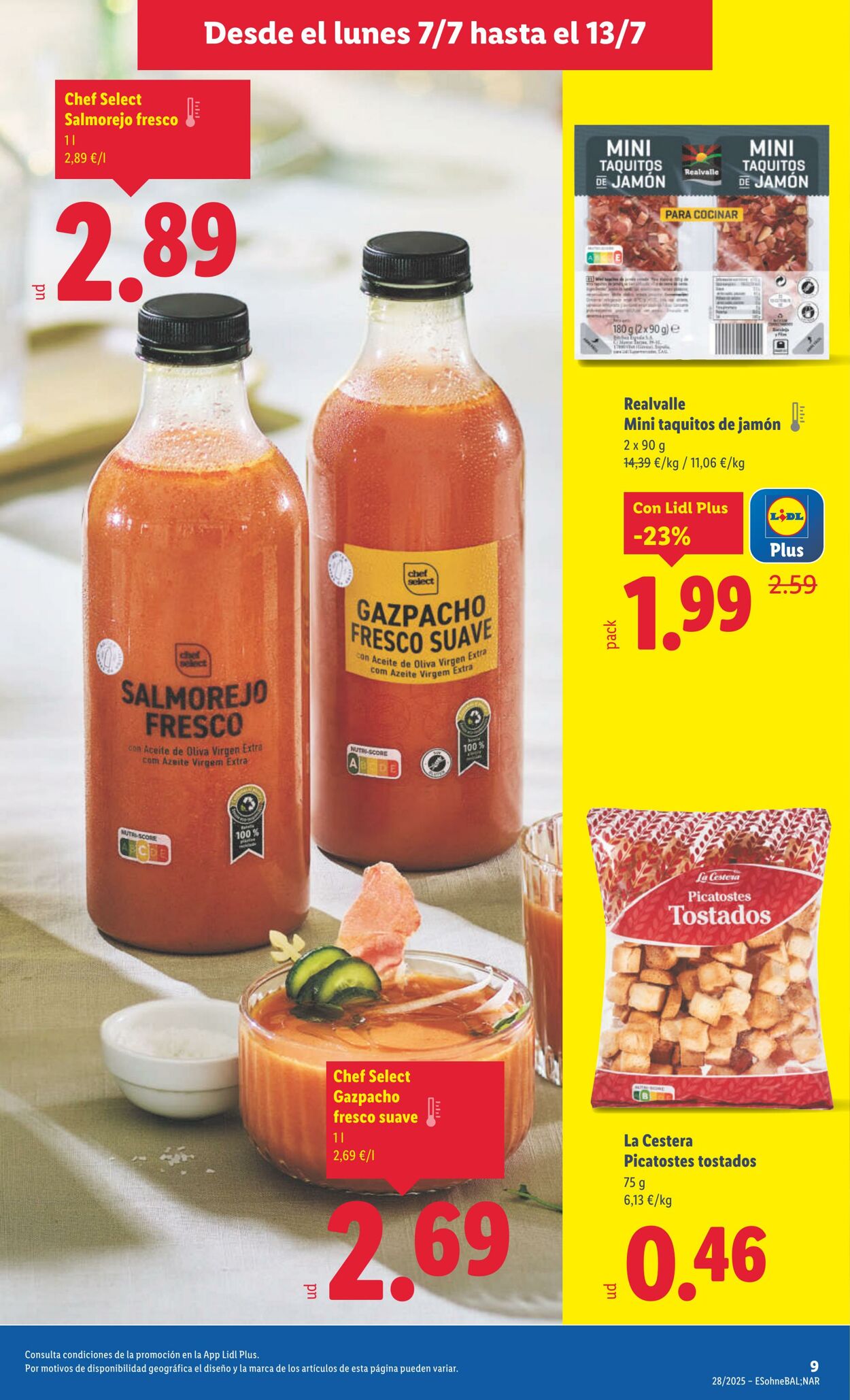 Folleto Lidl 07.07.2025 - 13.07.2025
