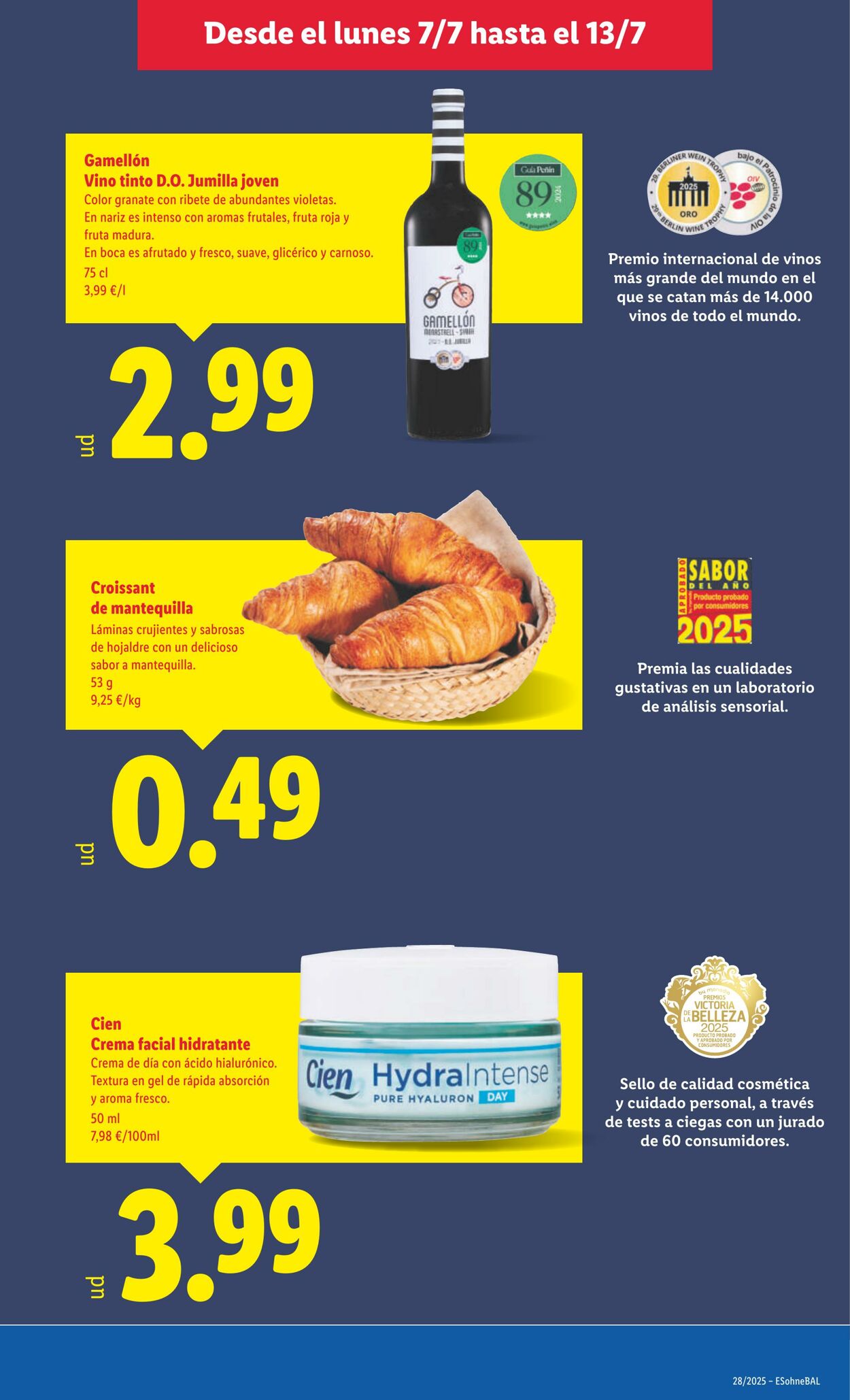 Folleto Lidl 07.07.2025 - 13.07.2025