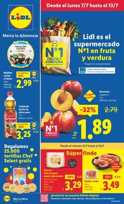 Folleto Lidl 07.07.2025 - 13.07.2025