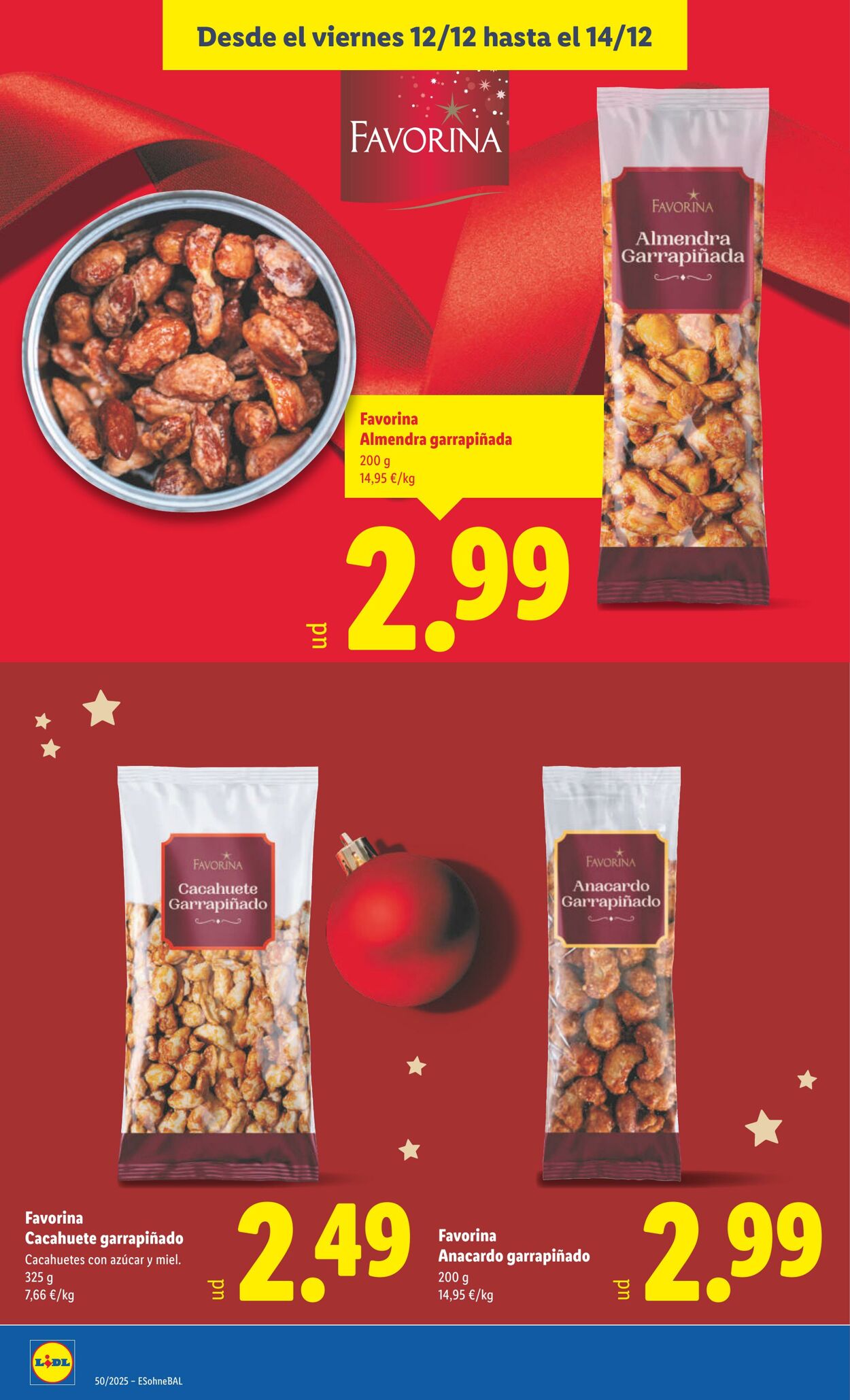 Folleto Lidl 08.12.2025 - 14.12.2025