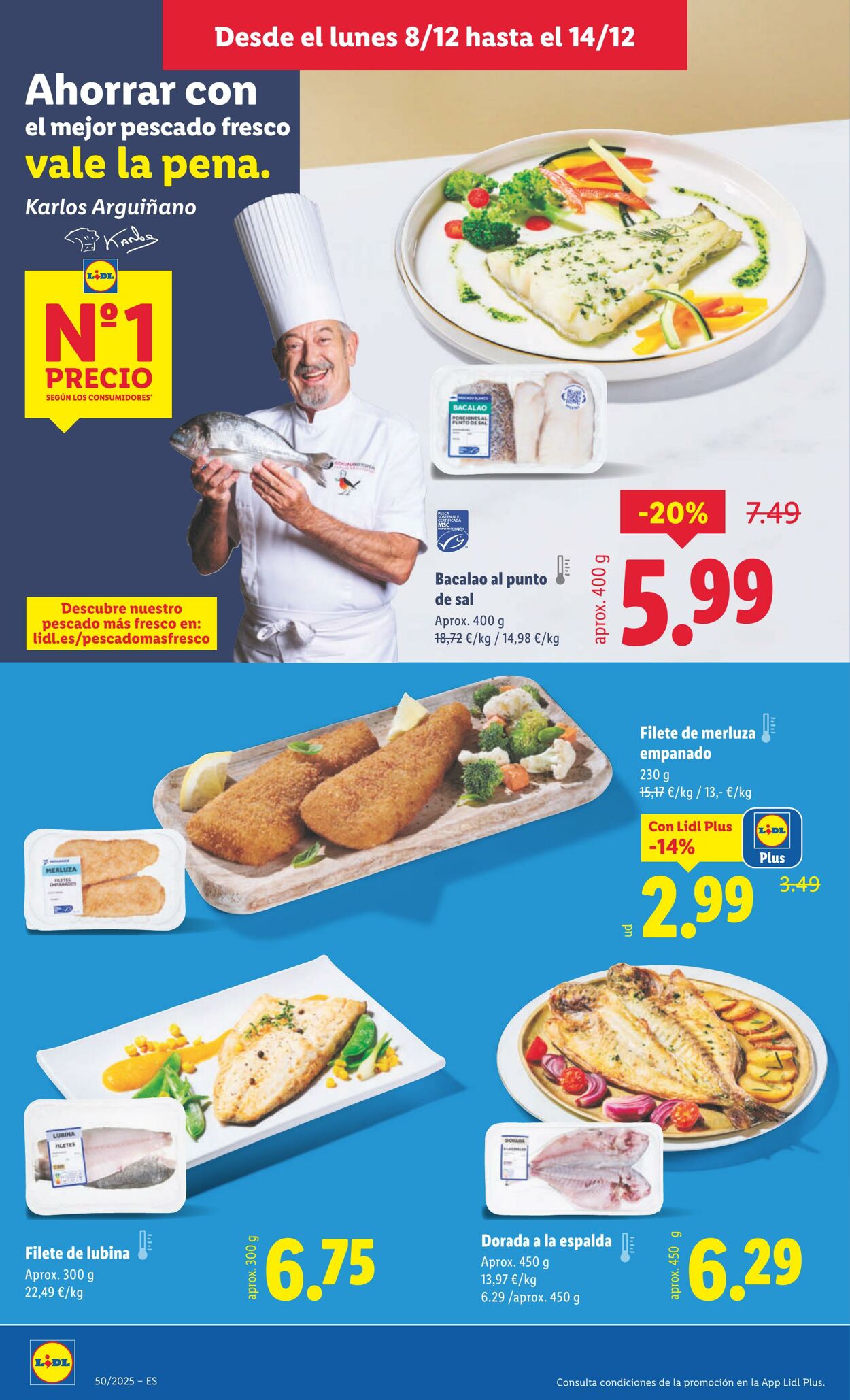 Folleto Lidl 08.12.2025 - 14.12.2025