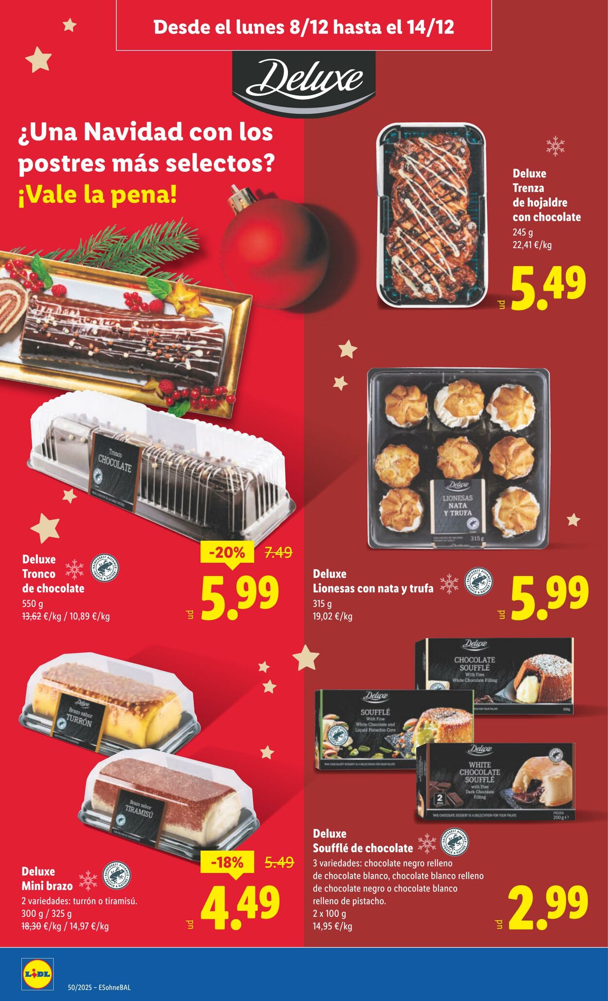 Folleto Lidl 08.12.2025 - 14.12.2025