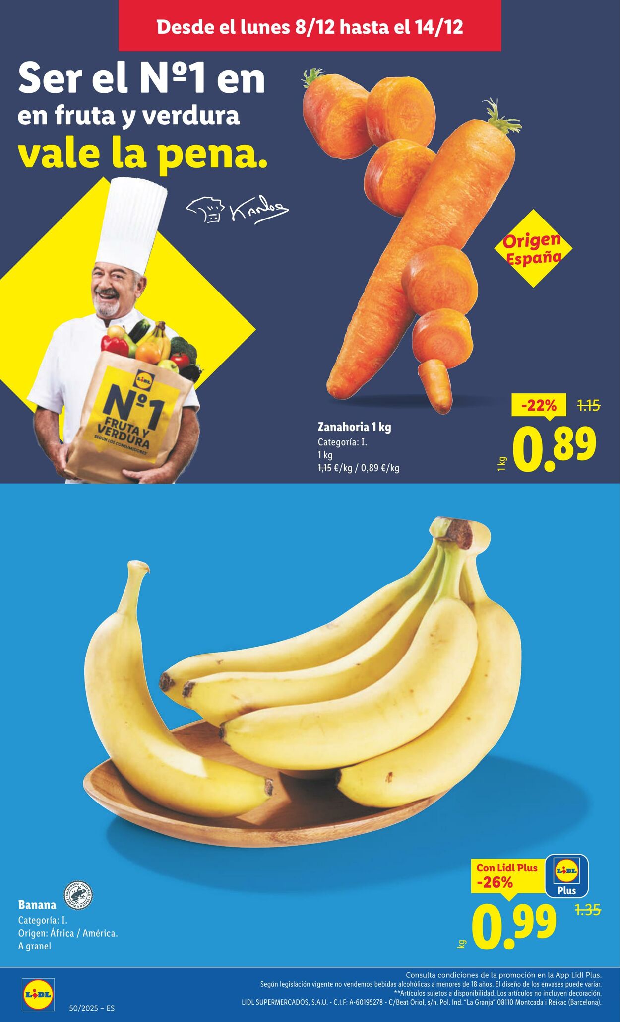 Folleto Lidl 08.12.2025 - 14.12.2025