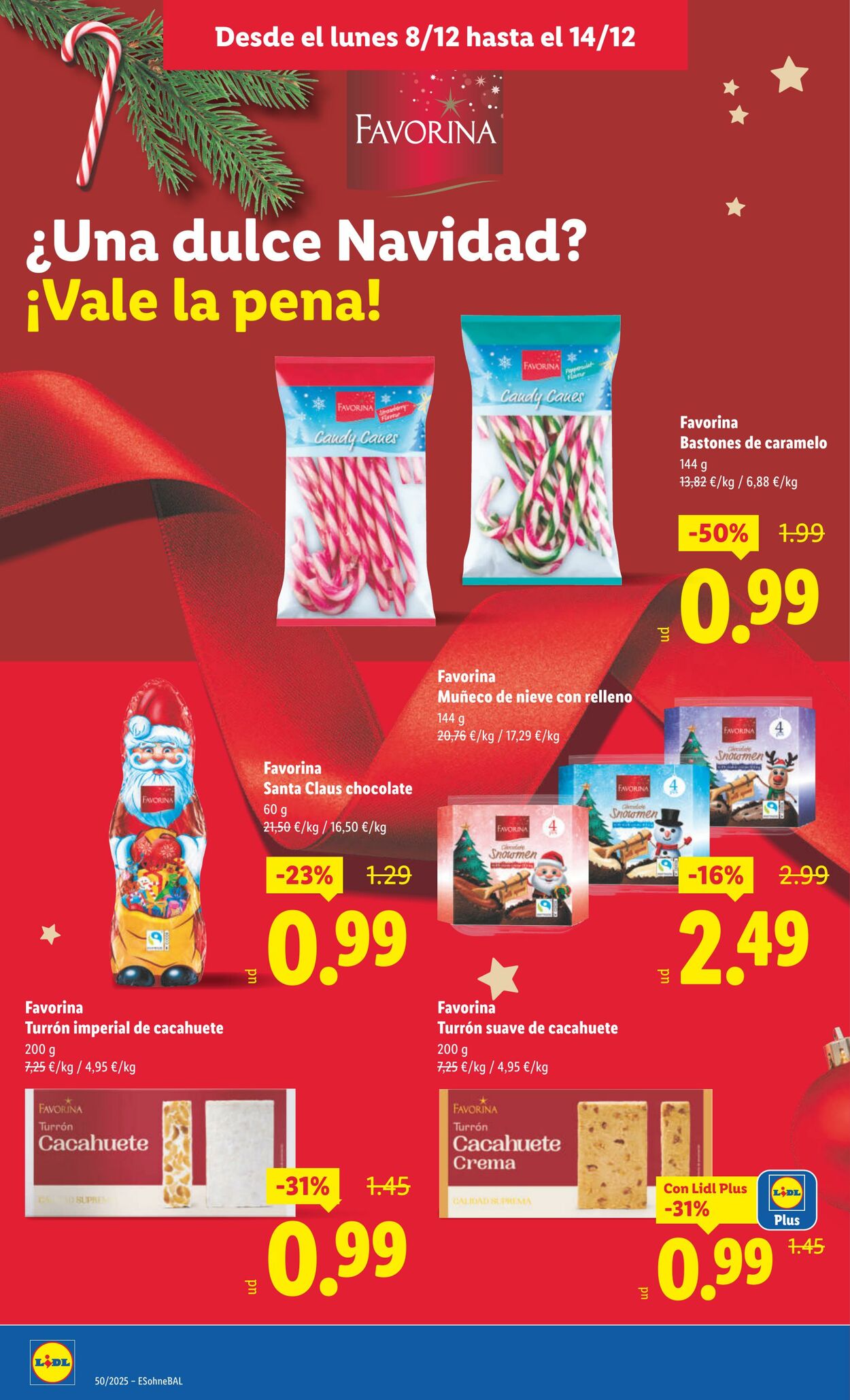 Folleto Lidl 08.12.2025 - 14.12.2025