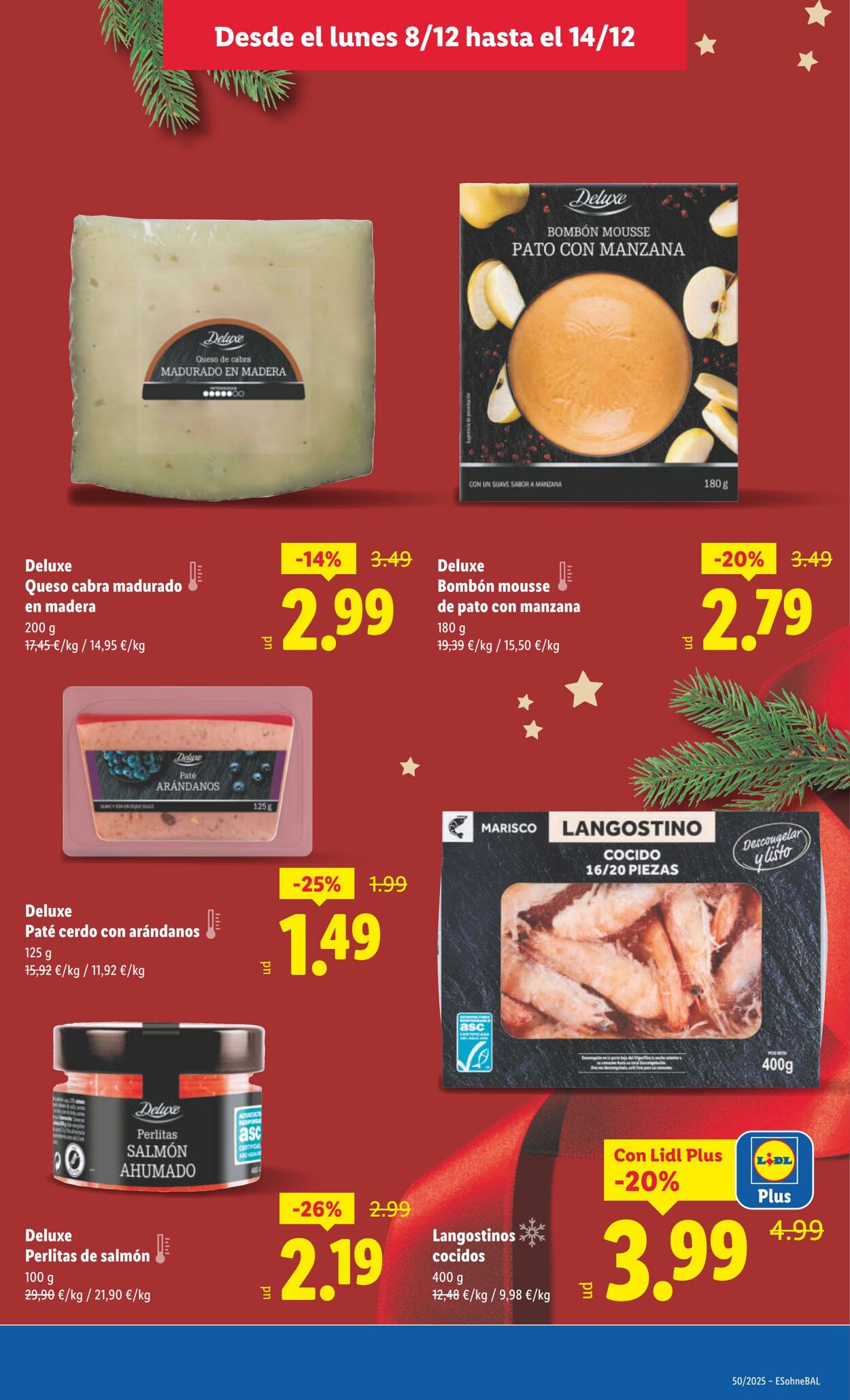Folleto Lidl 08.12.2025 - 14.12.2025