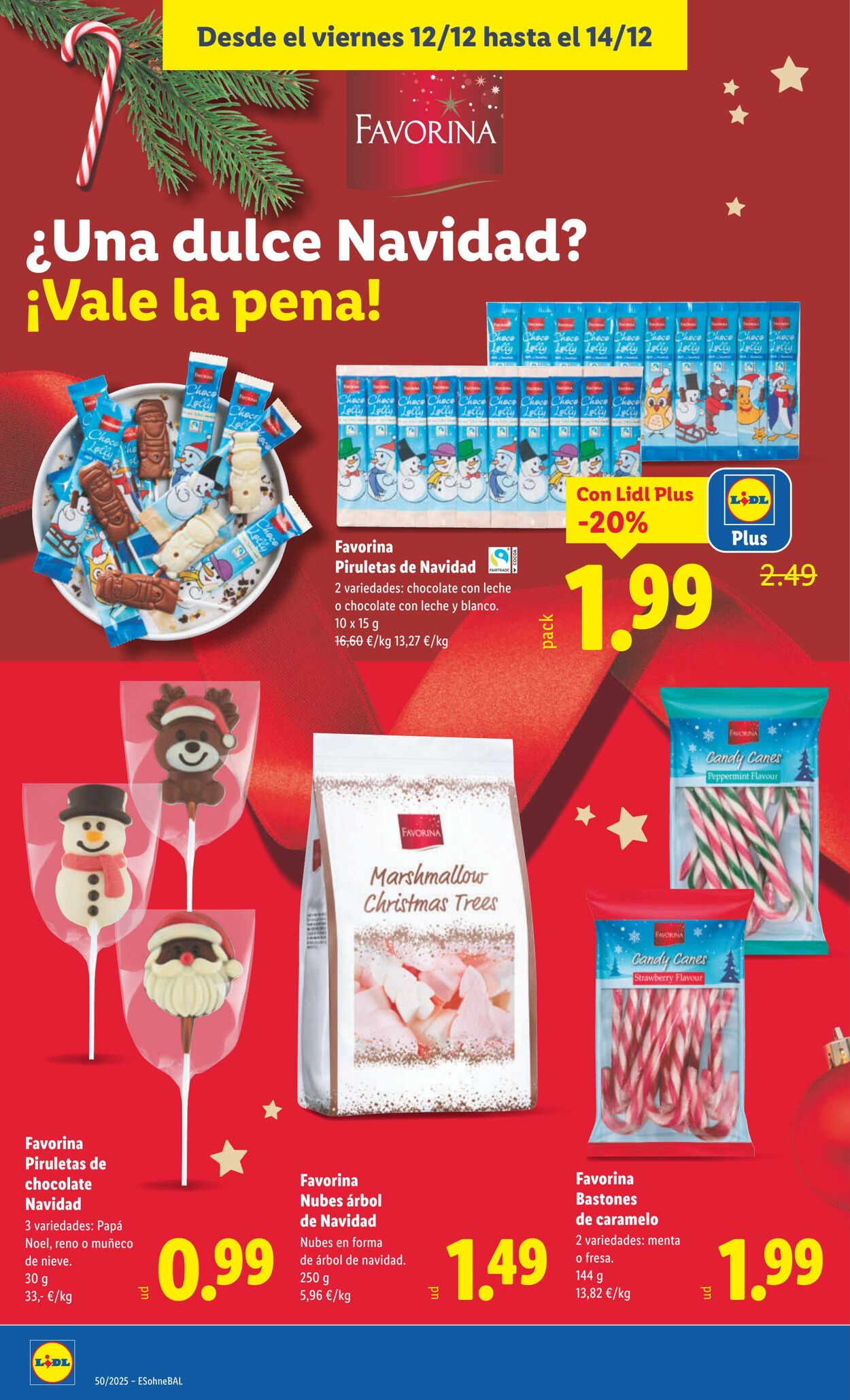 Folleto Lidl 08.12.2025 - 14.12.2025