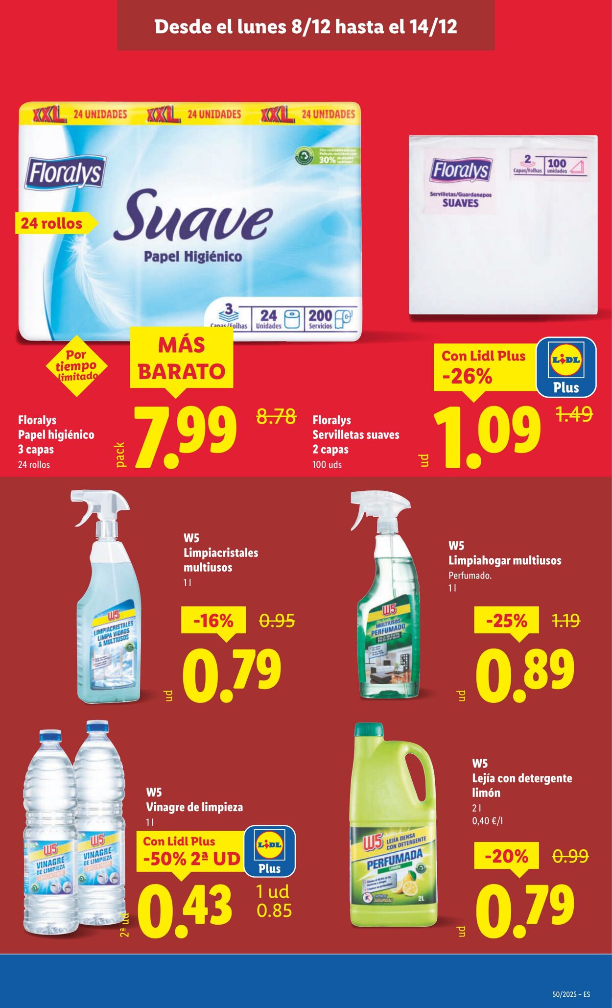 Folleto Lidl 08.12.2025 - 14.12.2025